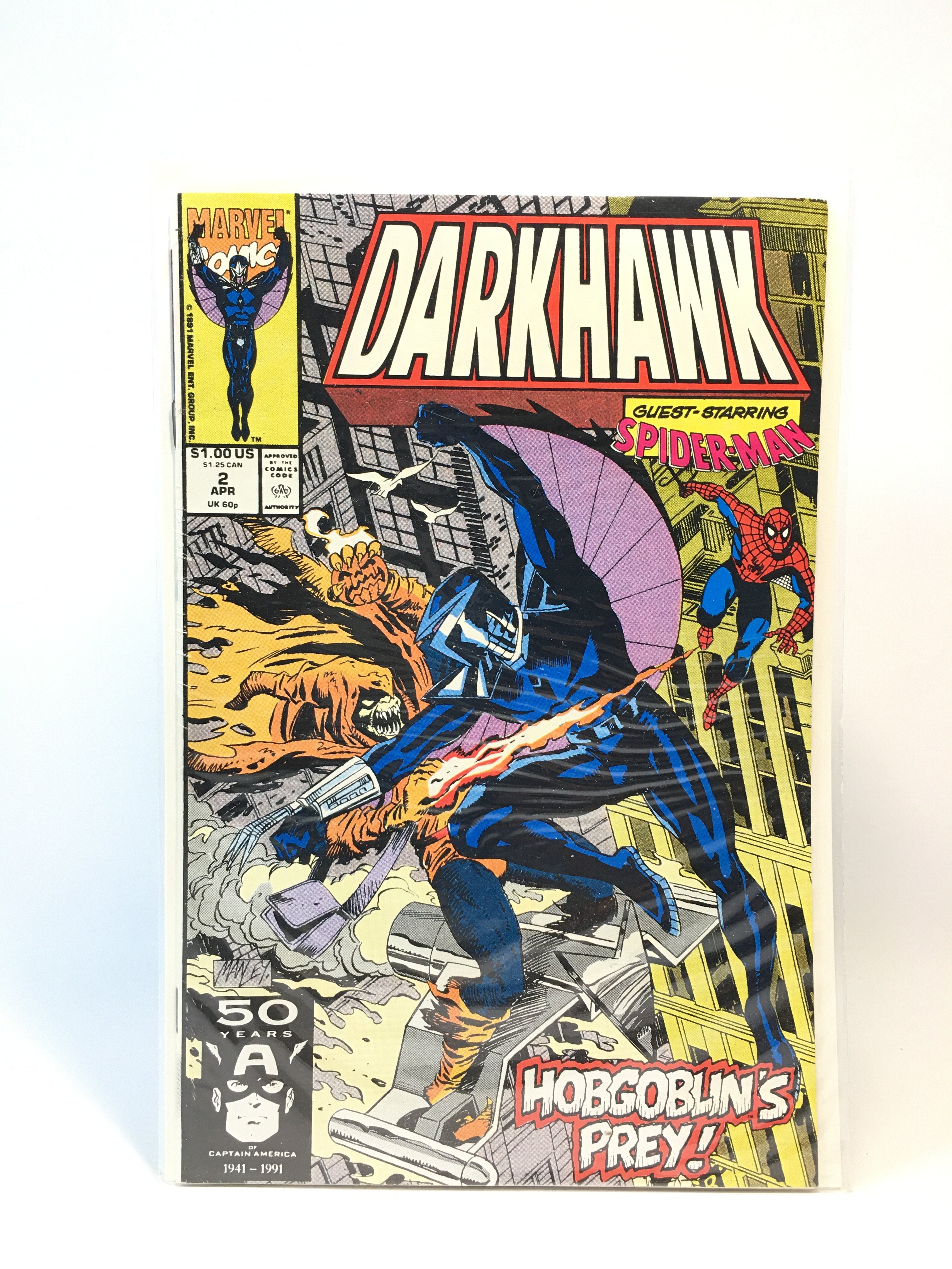 Dark hawk issue two marvel comics comic book hobgoblins prey