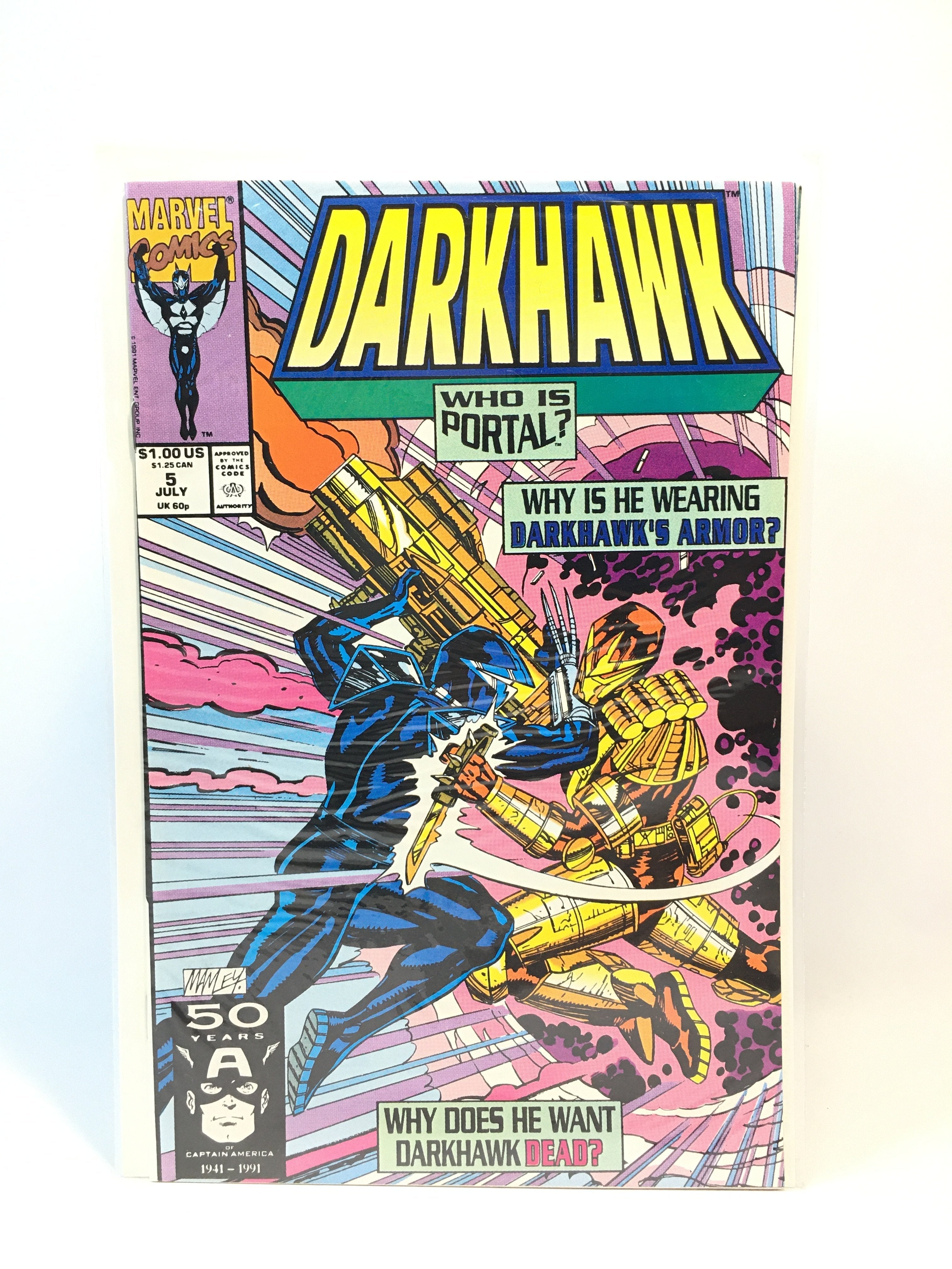 Dark hawk issue 5 Marvel comic comic book