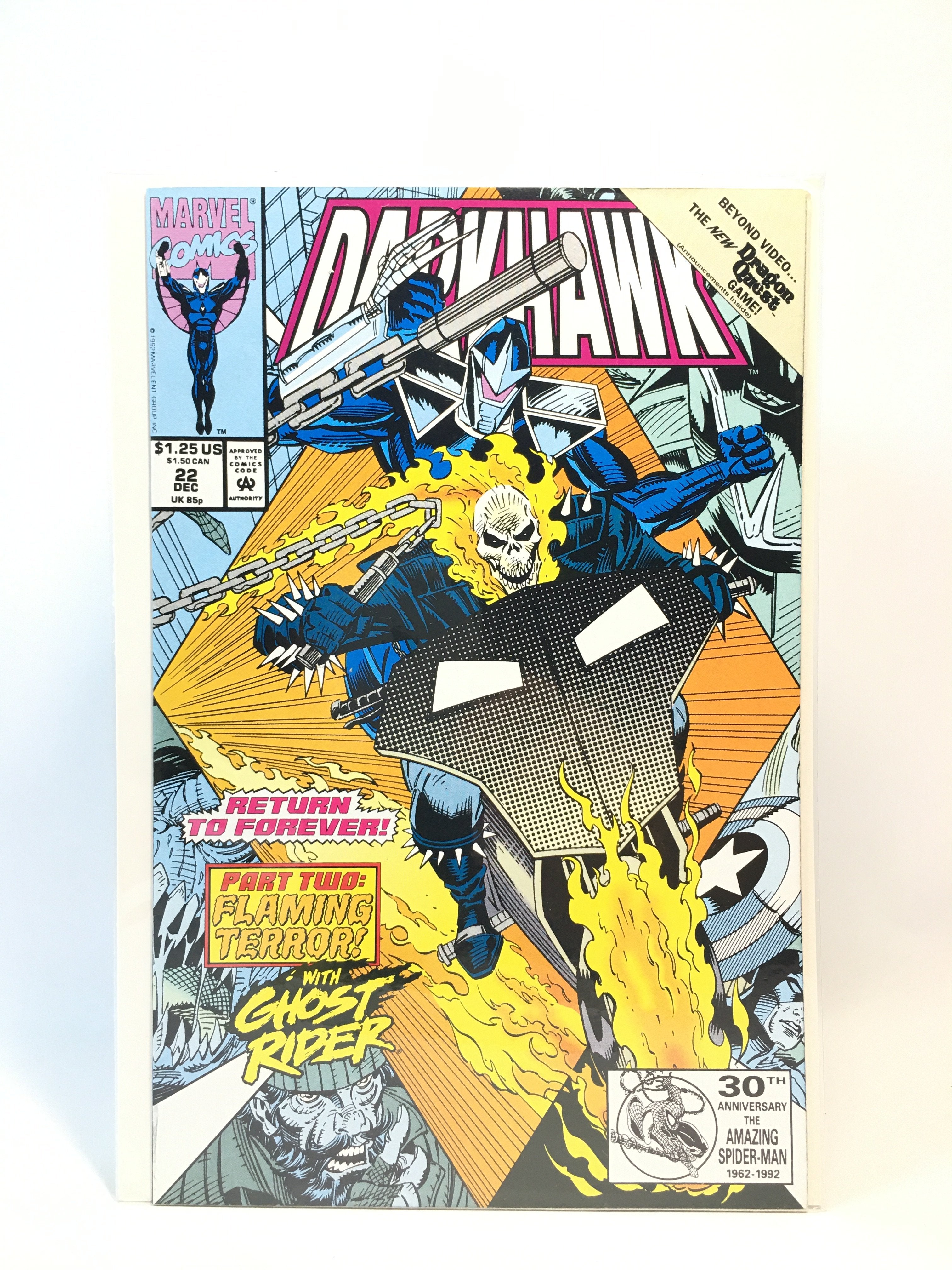 Dark Hawk Issue 22 Marvel Comics Comic Book Ghost rider