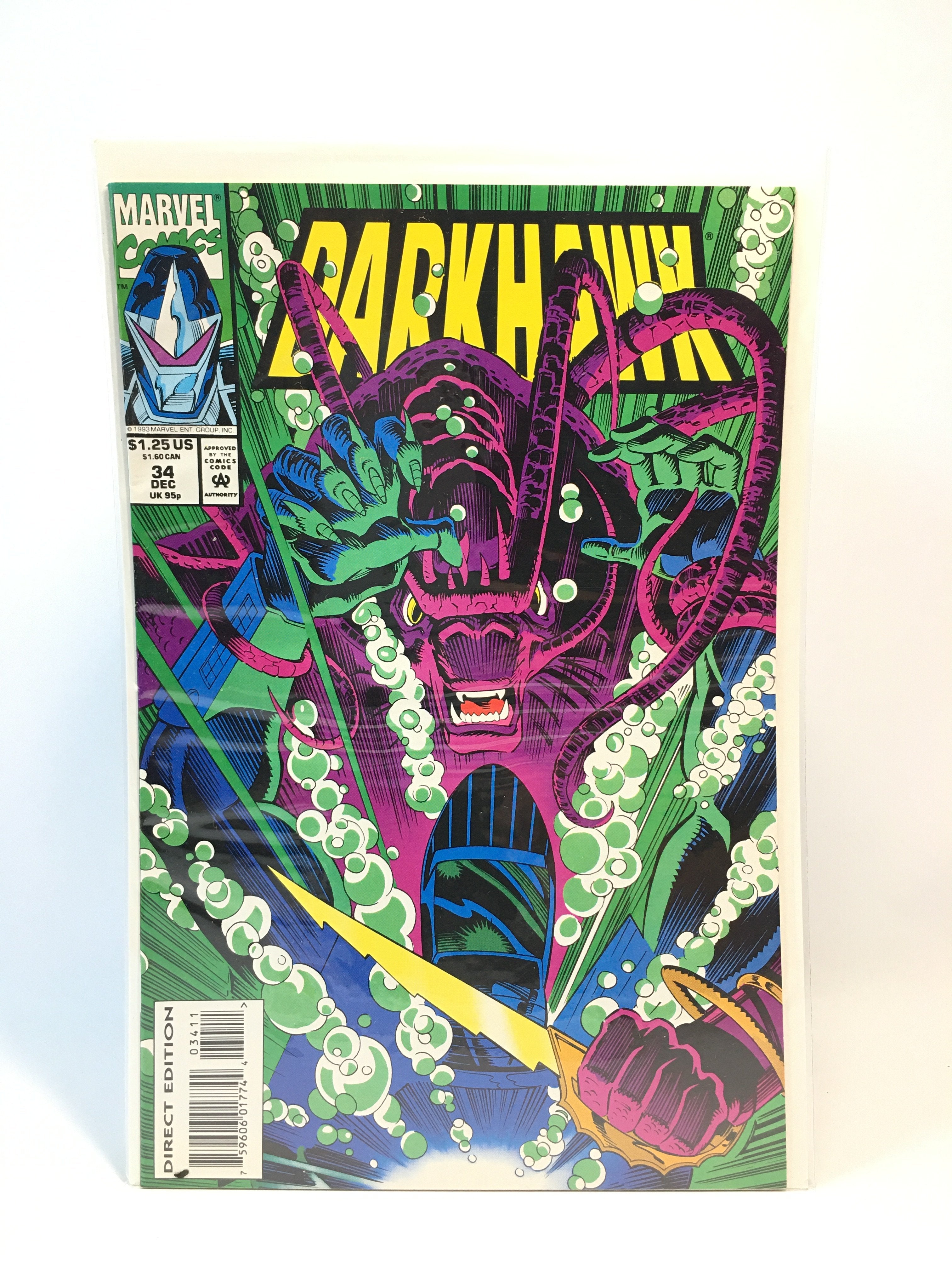 Dark hawk issue 34 marvel comics comic book