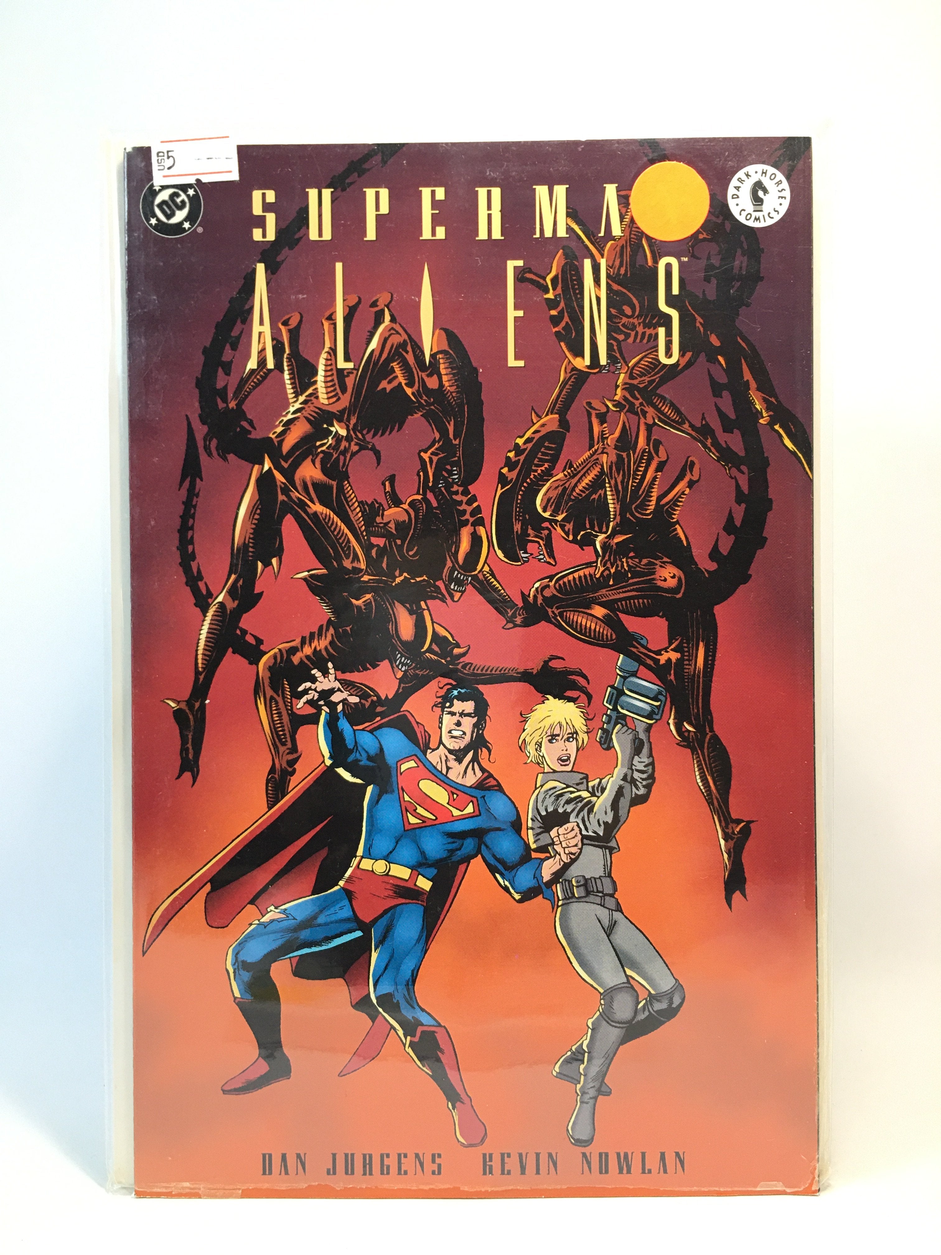 Superman Aliens Dc Comics Dark Horse Comic Book Dan