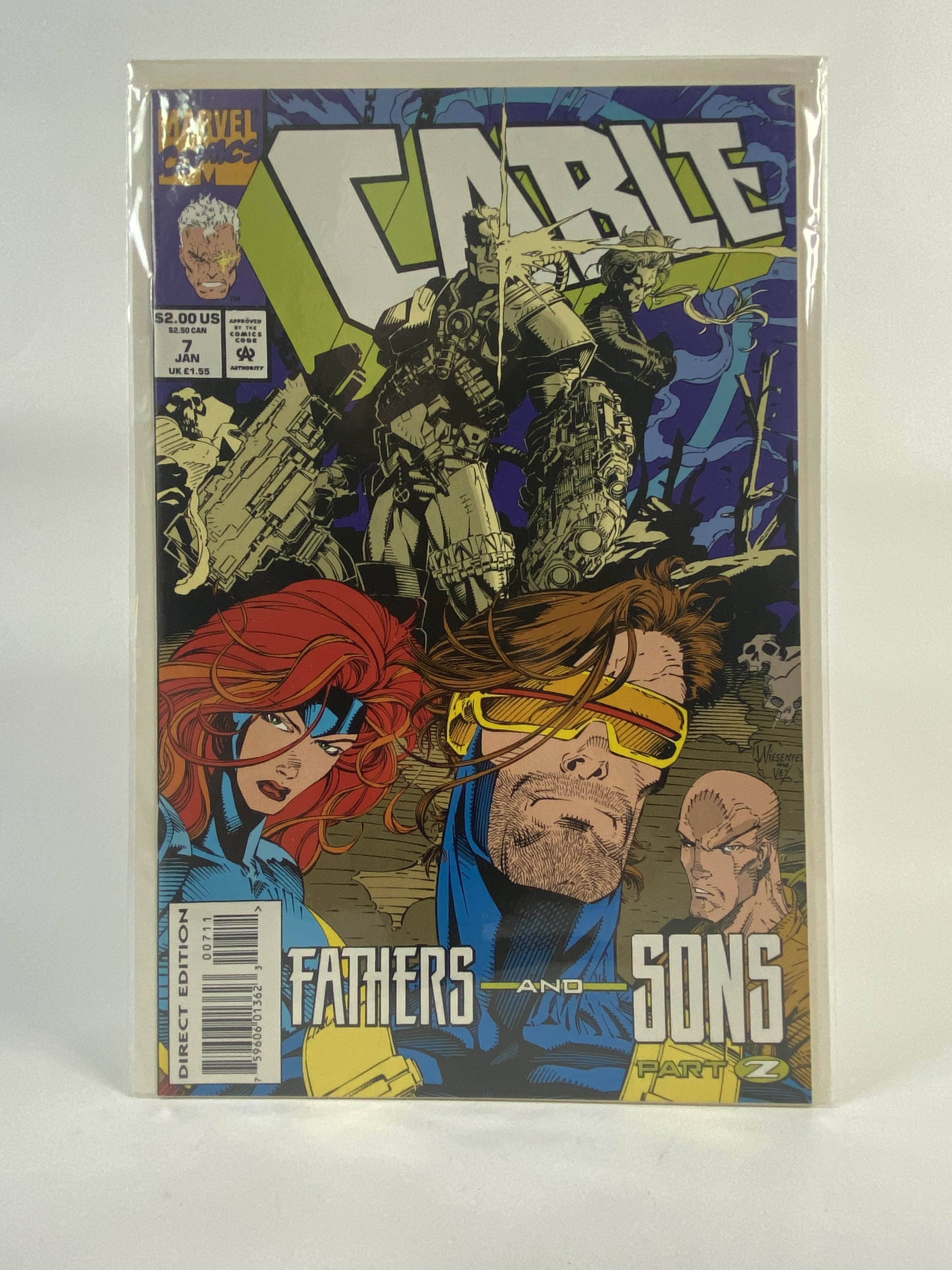 Cable  Fathers and sons 7 Jan XMEN marvel comics