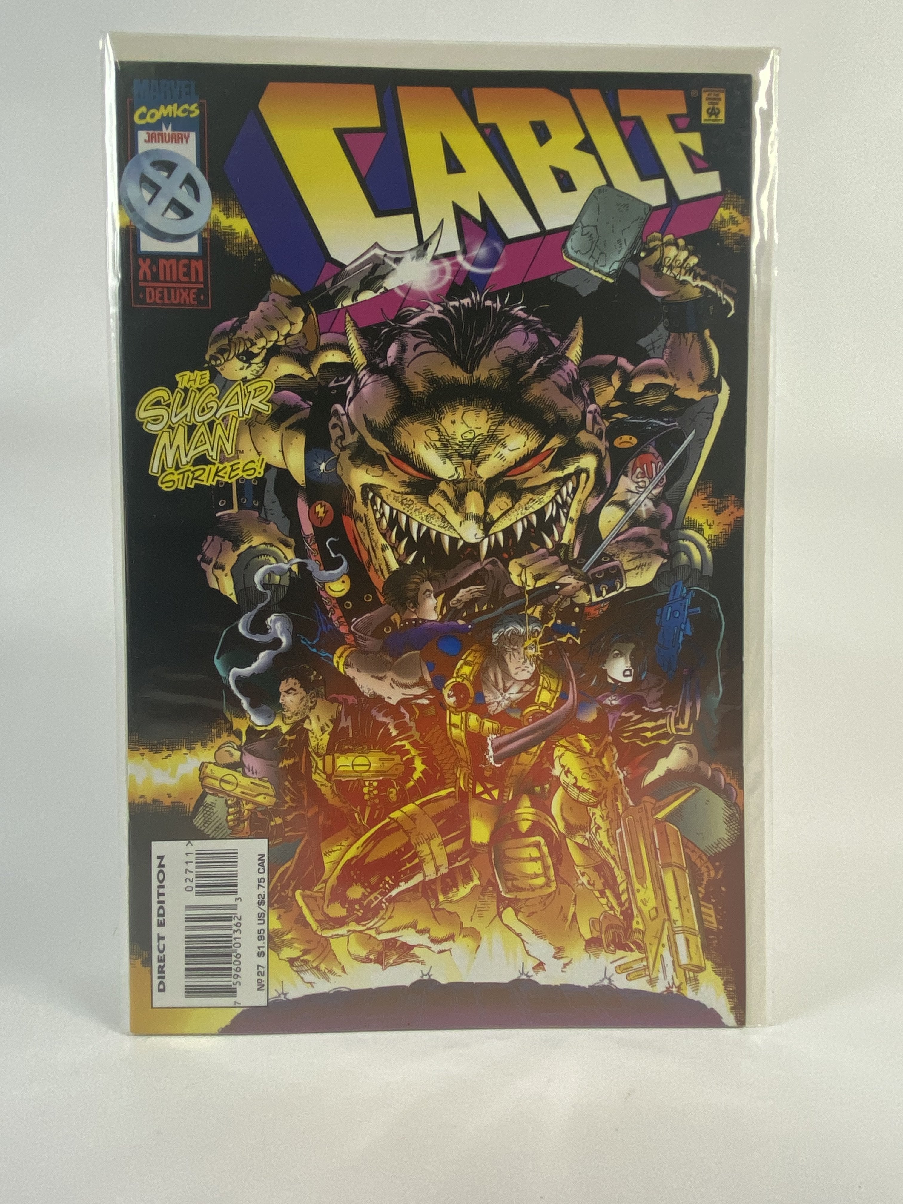 Cable January XMEN deluxe Marvel comics