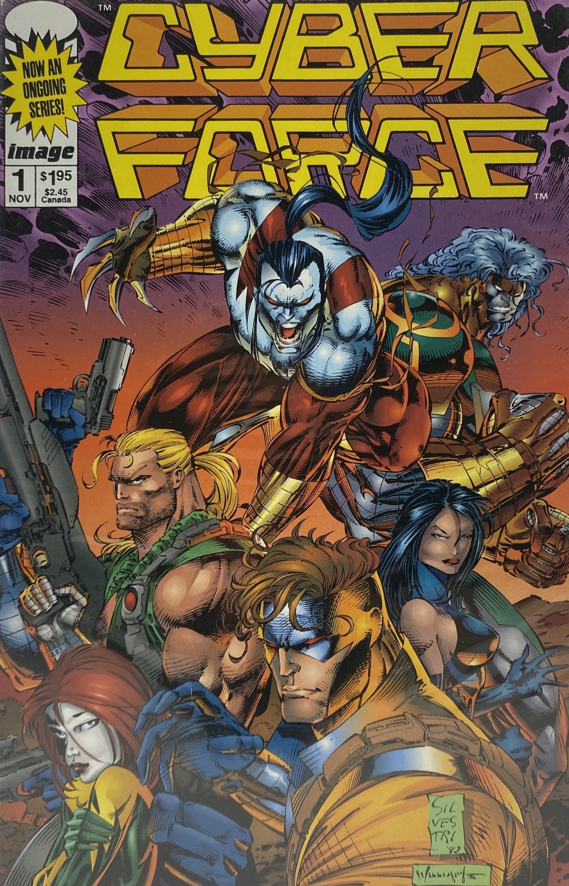 Cyber force 1 nov image Comic Book