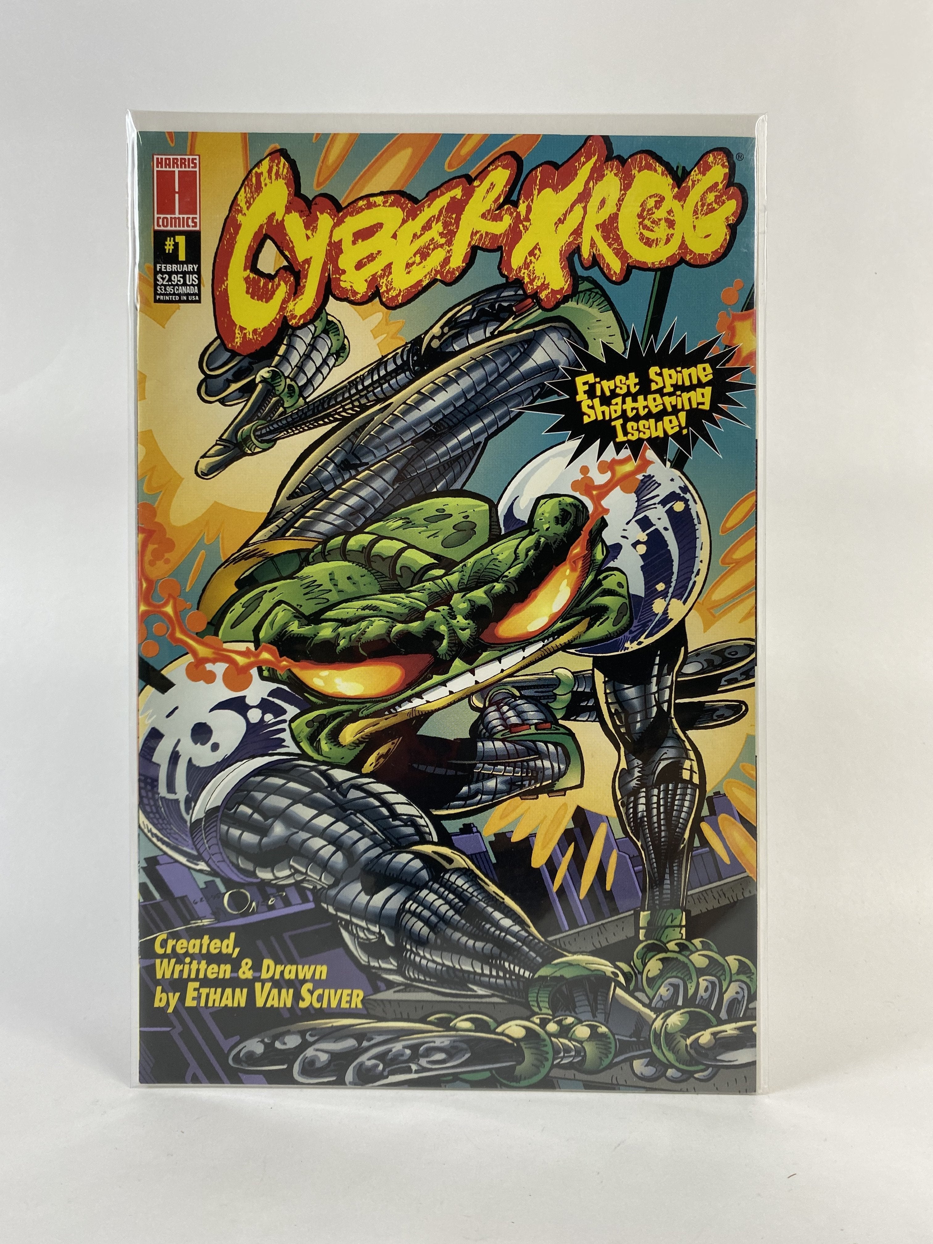 Cyber frog #1 Feb Harris Comics