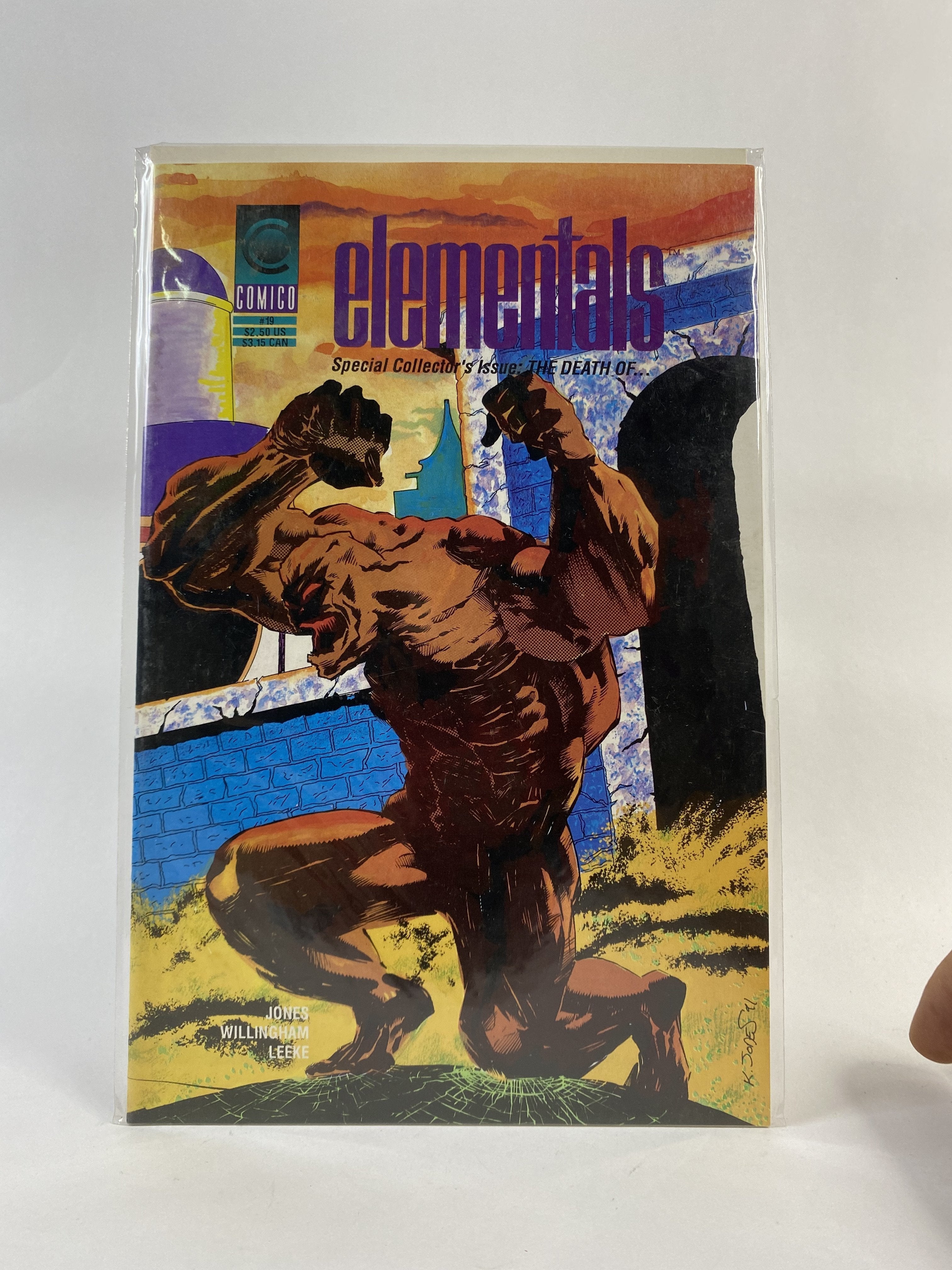 Elementals Special collectors issue: the death of __ #19 comico