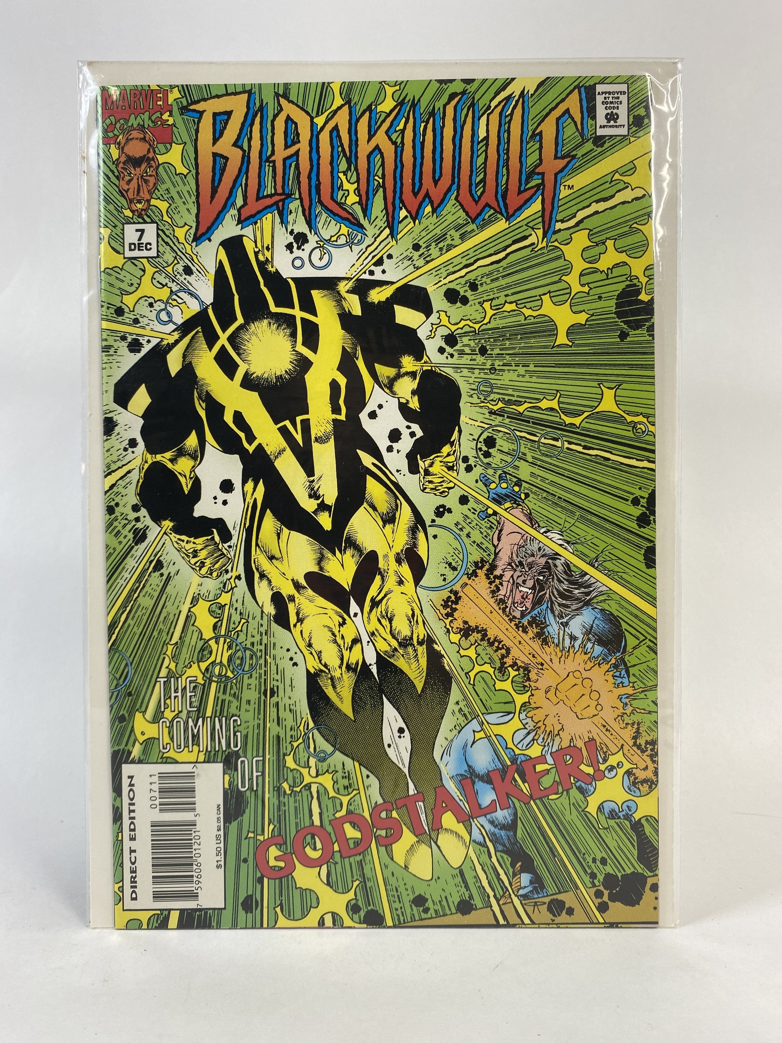 Blackwulf The coming of Godstalker 7 Dec Marvel Comics