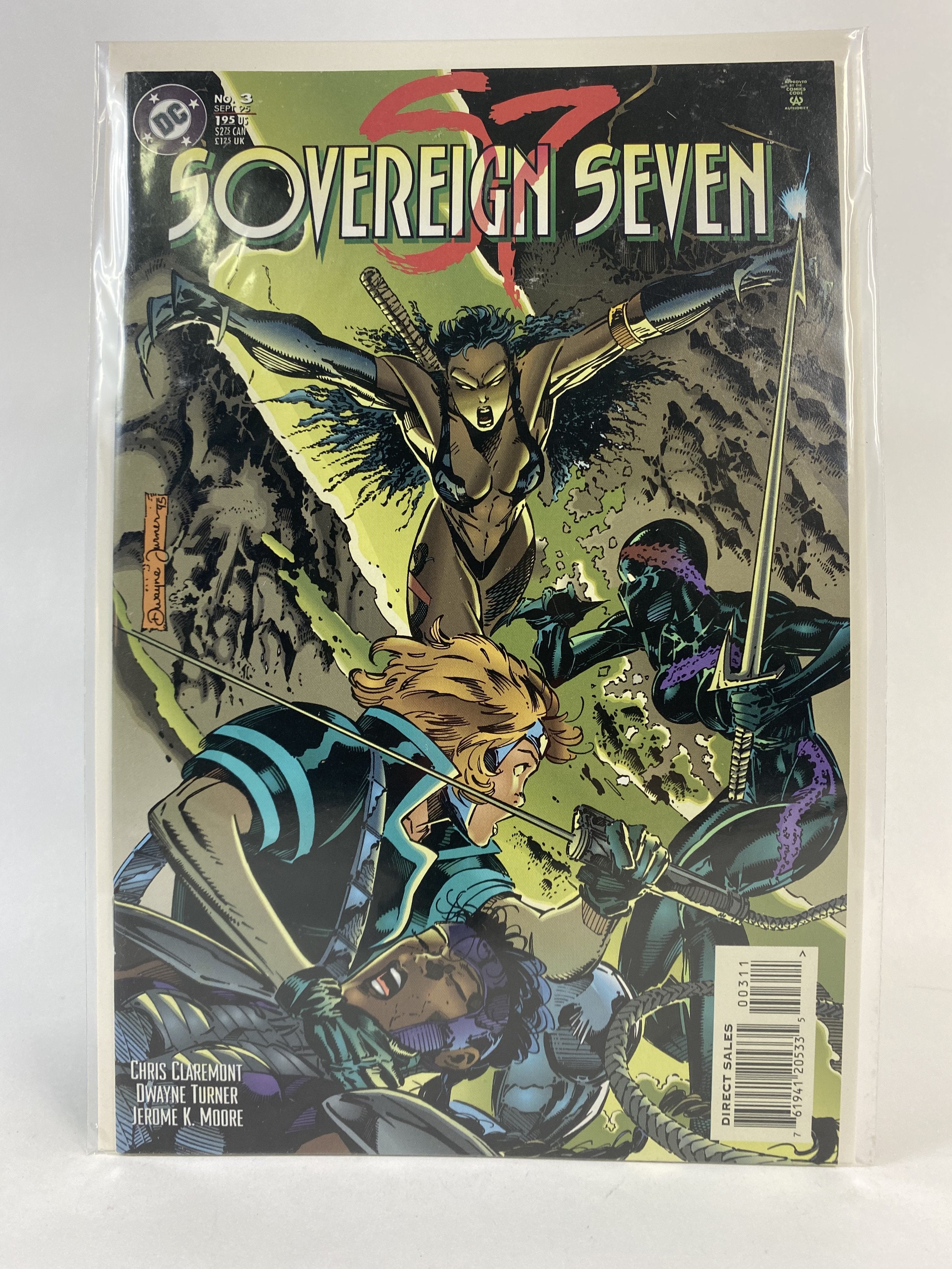 Sovereign Seven 57 no.3 Sept 1995 DC Comics