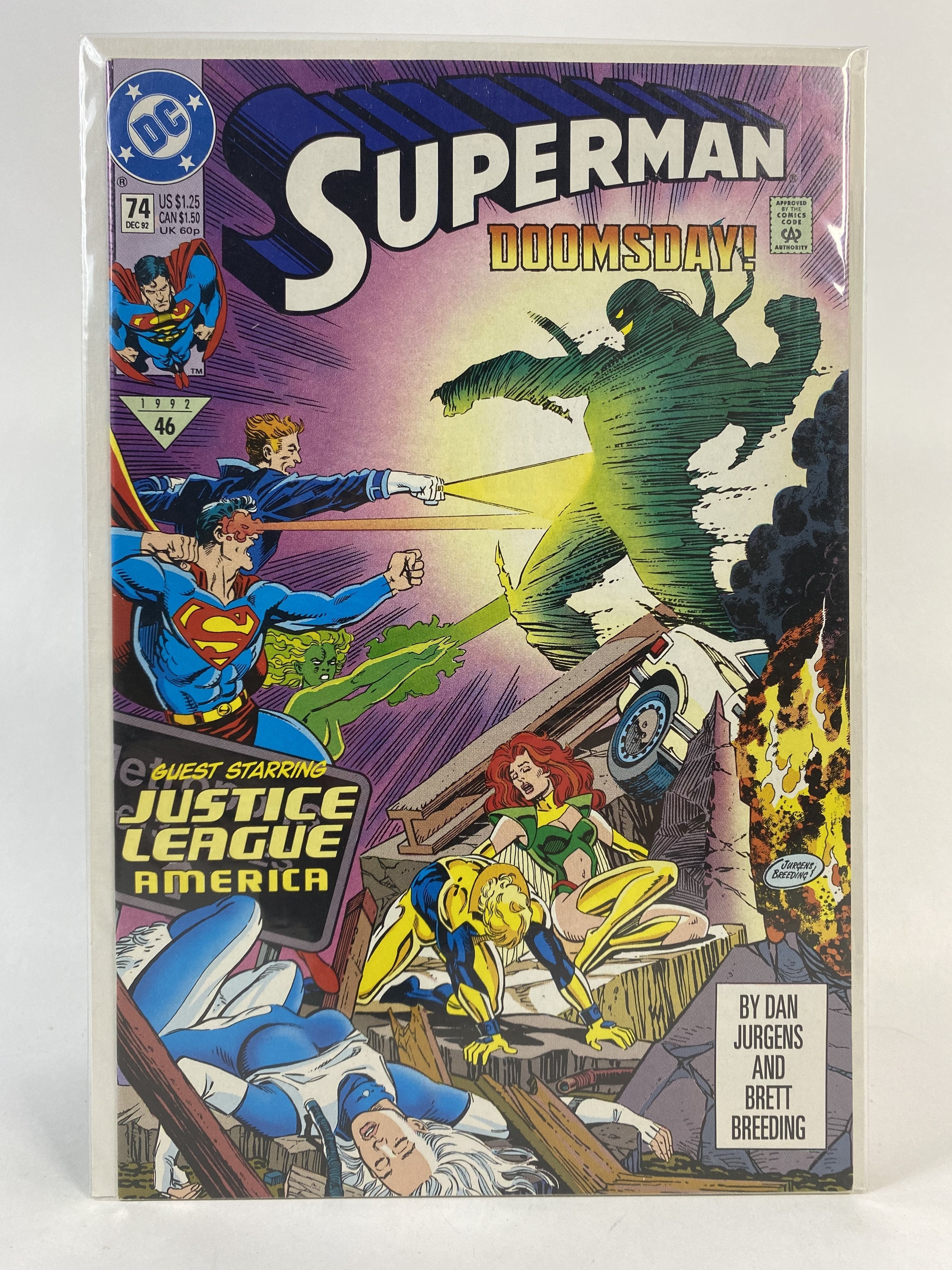 Superman Doomsday! 74 Dec 1992 DC COMICS
