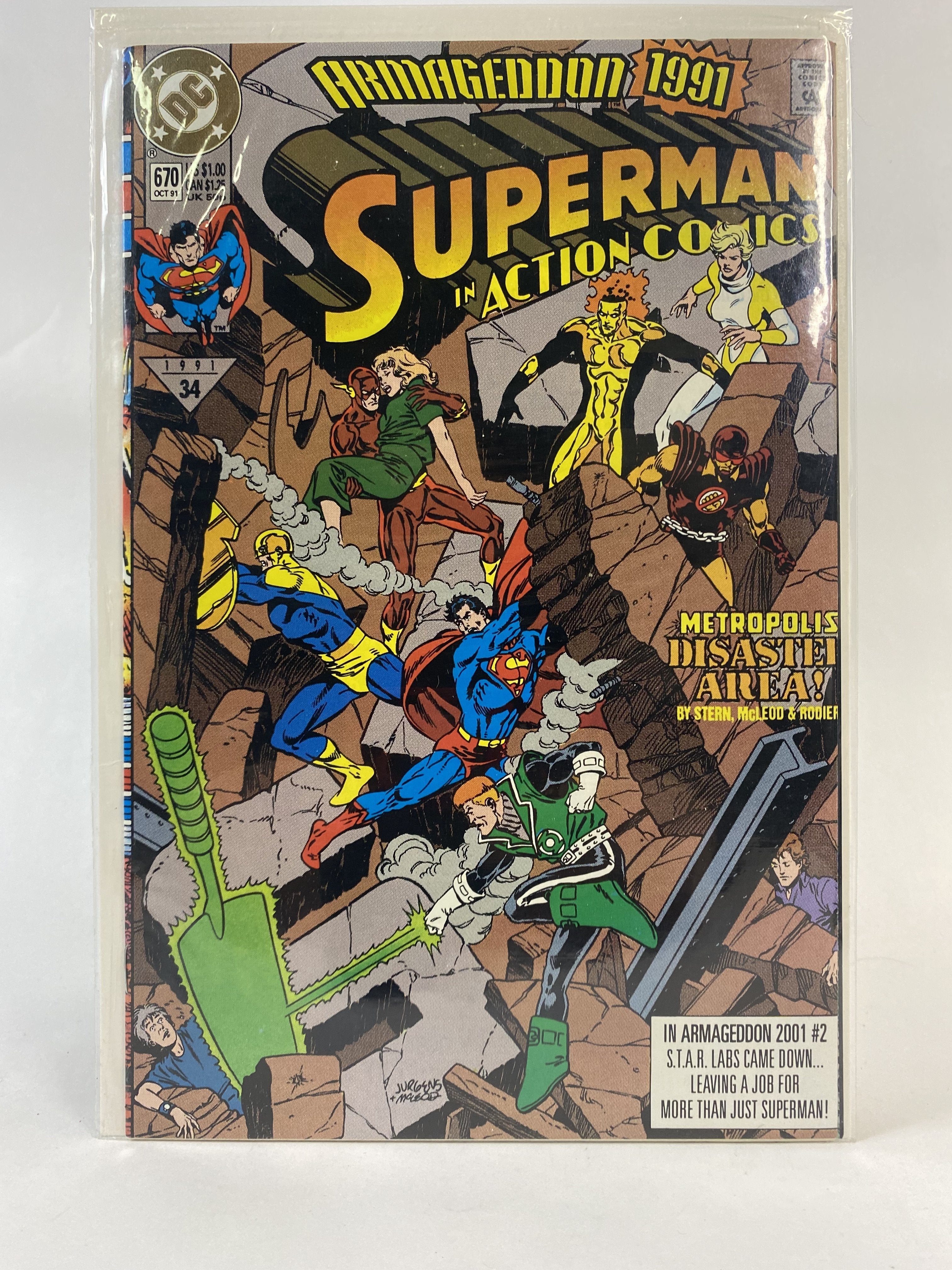Superman in Action comics 1991 670 Oct 1991 DC COMICS