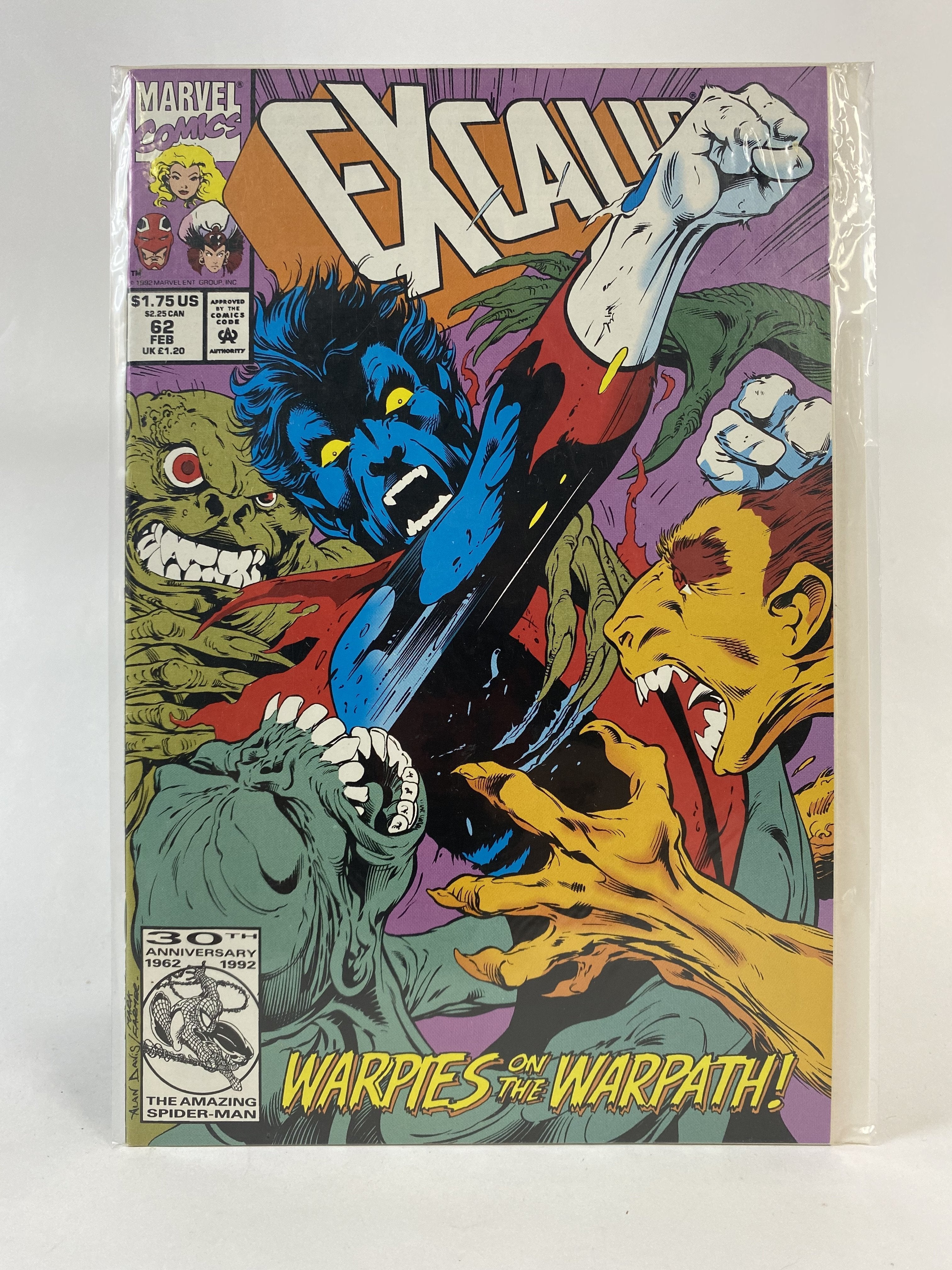 Excalibur Warpies of the warpath 62 Feb Marvel comics