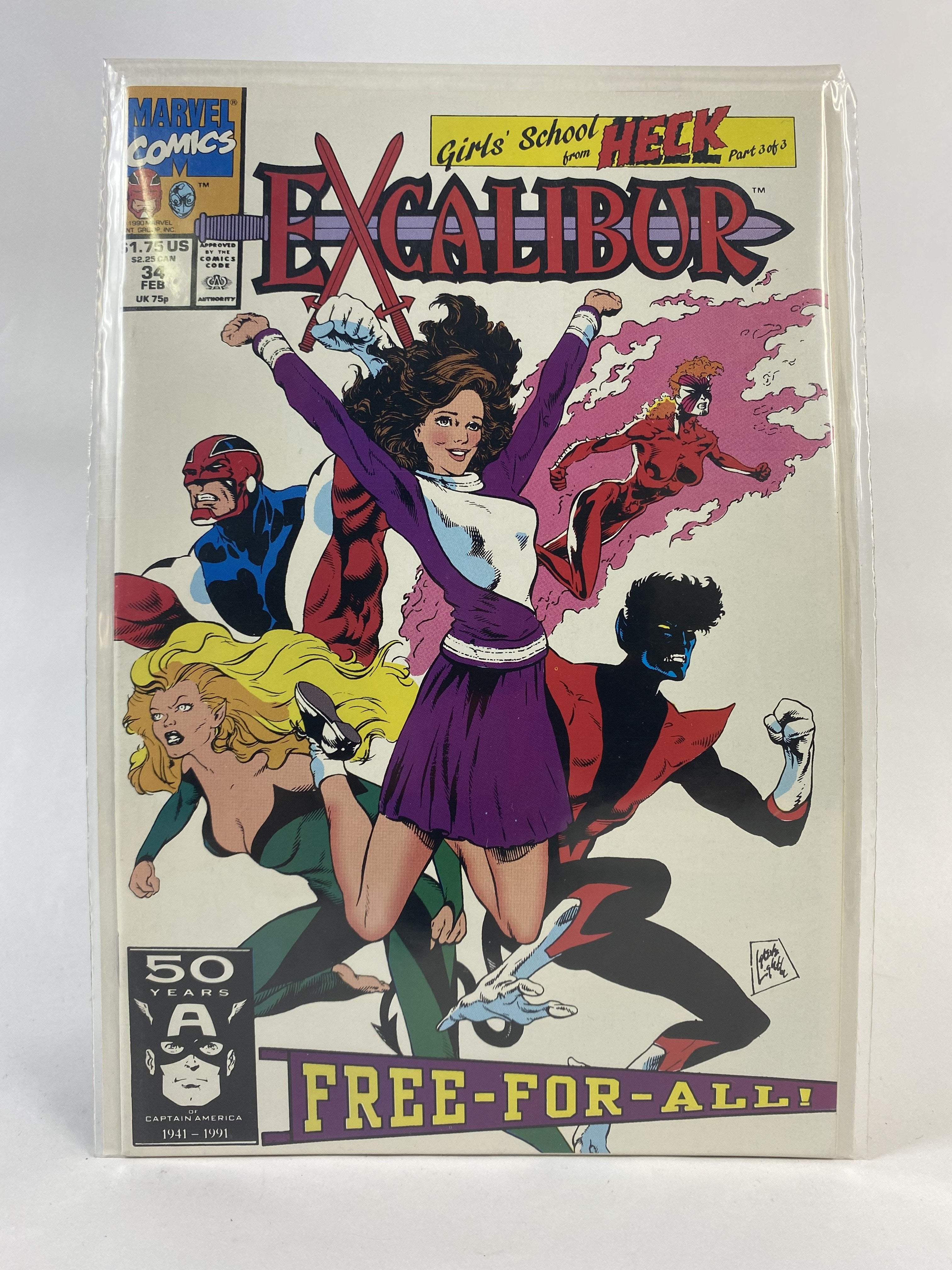 Excalibur 34 Feb Marvel Comics