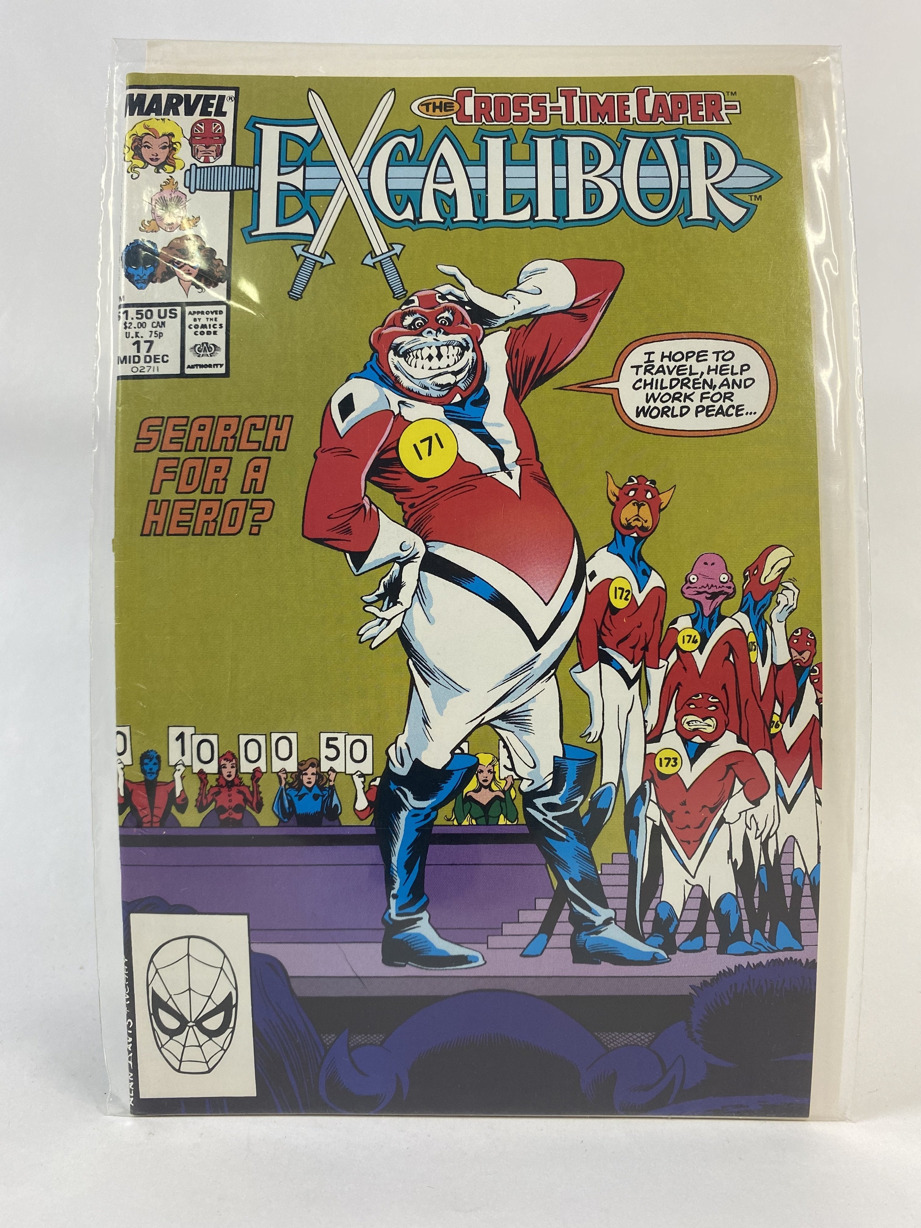 Excalibur 17 mid Dec Marvel Comics