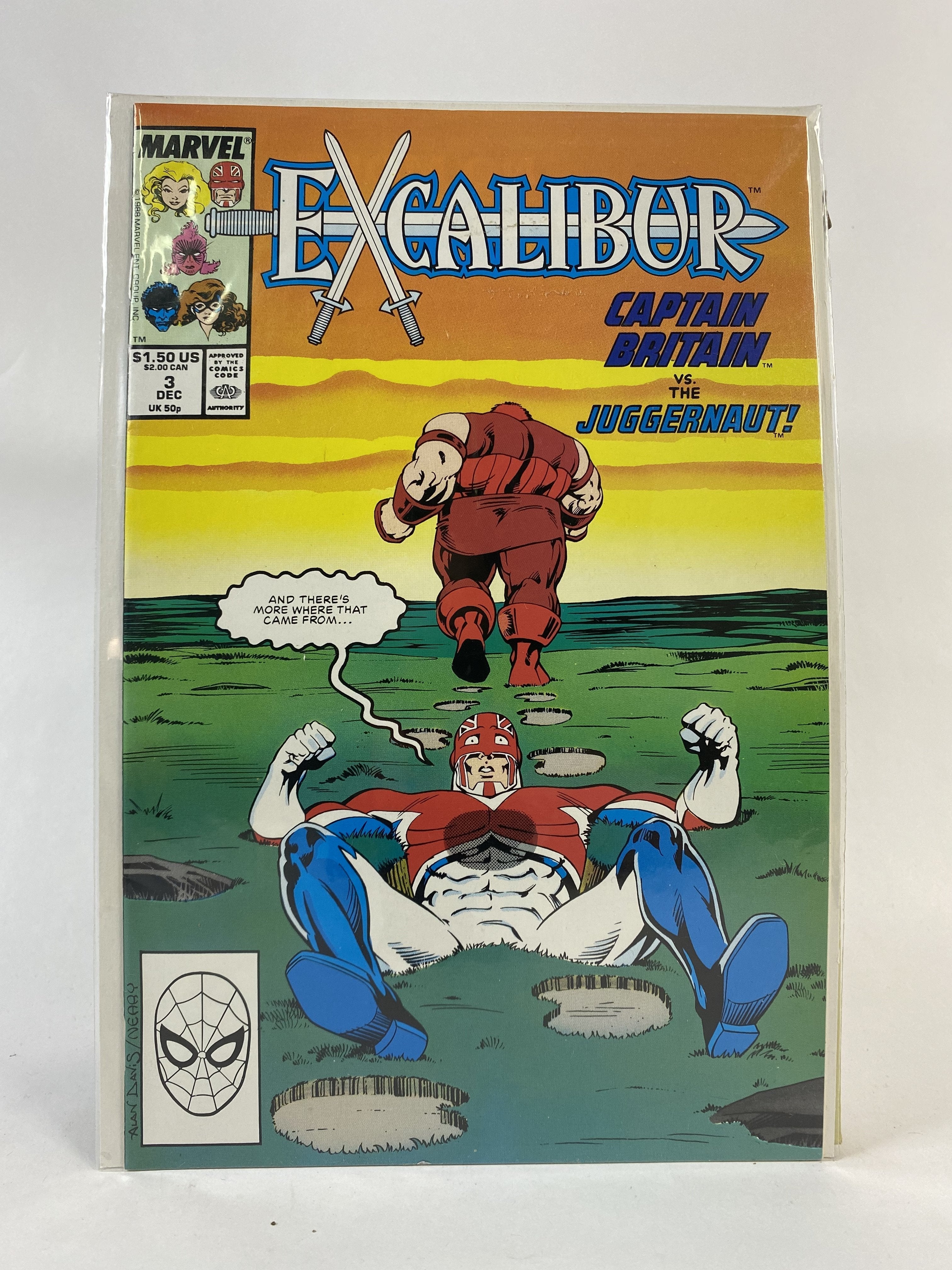 Excalibur 3 Dec Marvel Comics