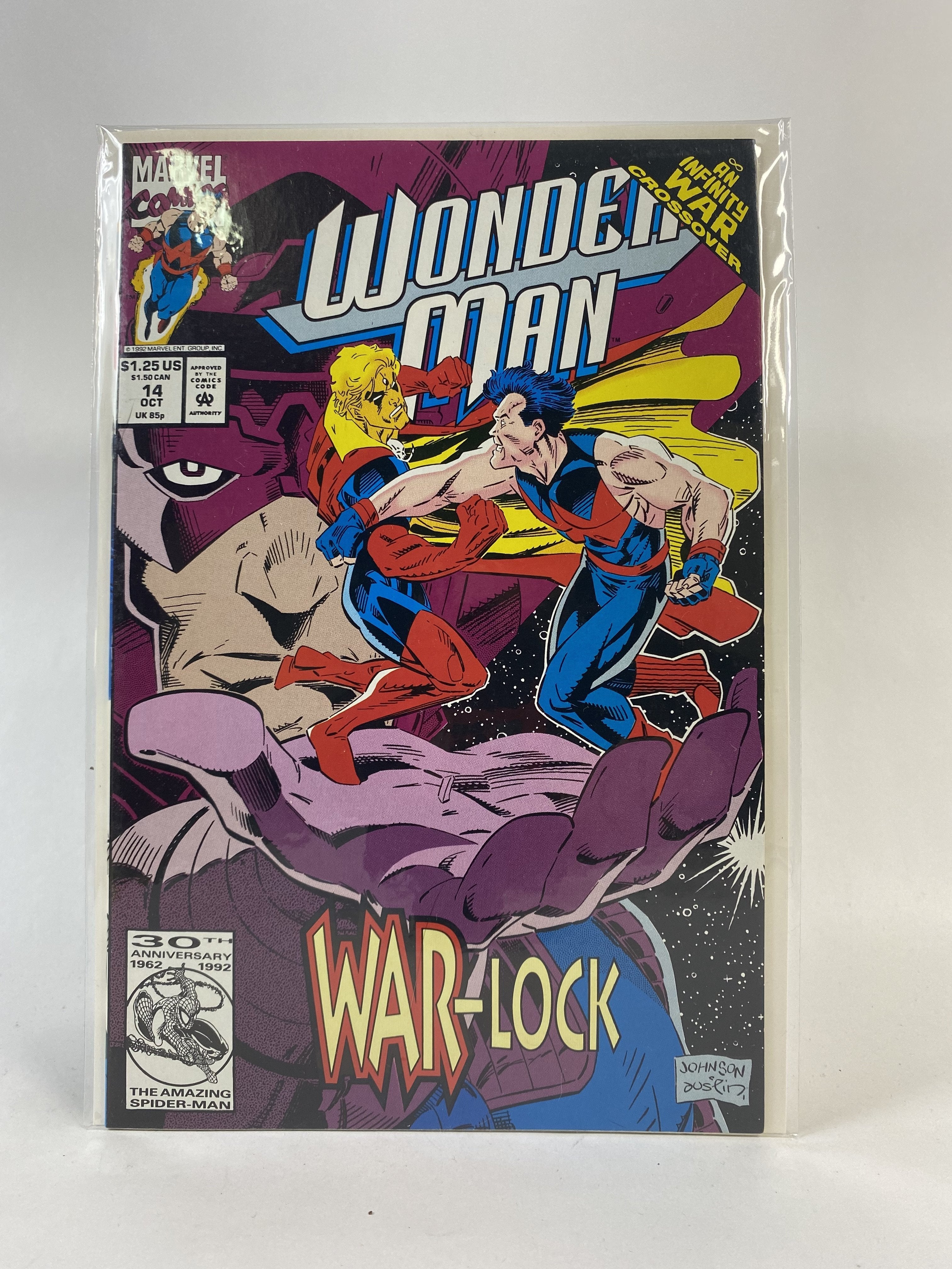 Wonderman War lock 14 oct 1992 marvel comics