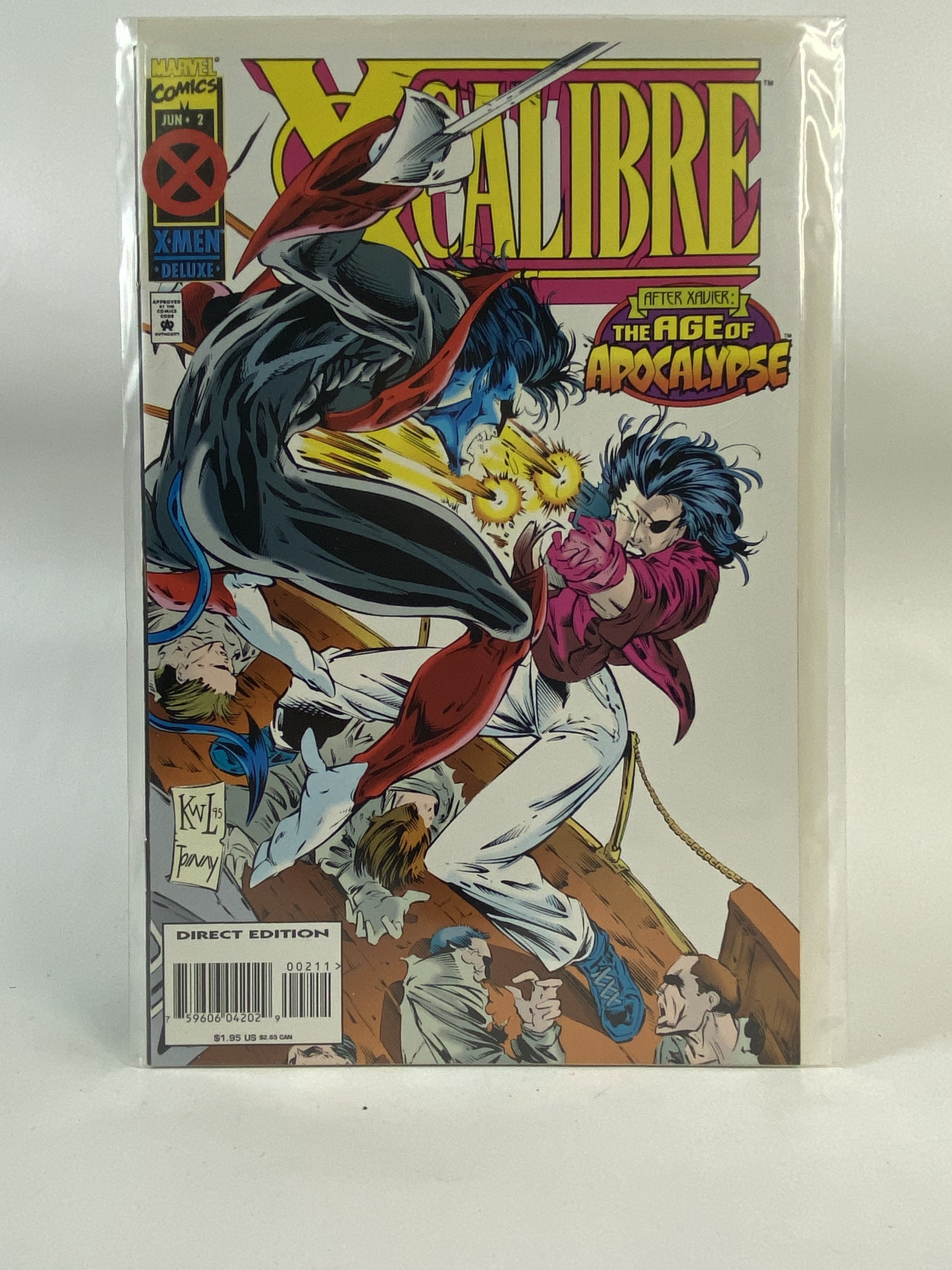 Excalibre the age of the apocalypse 2 Jun Men series marvel comics