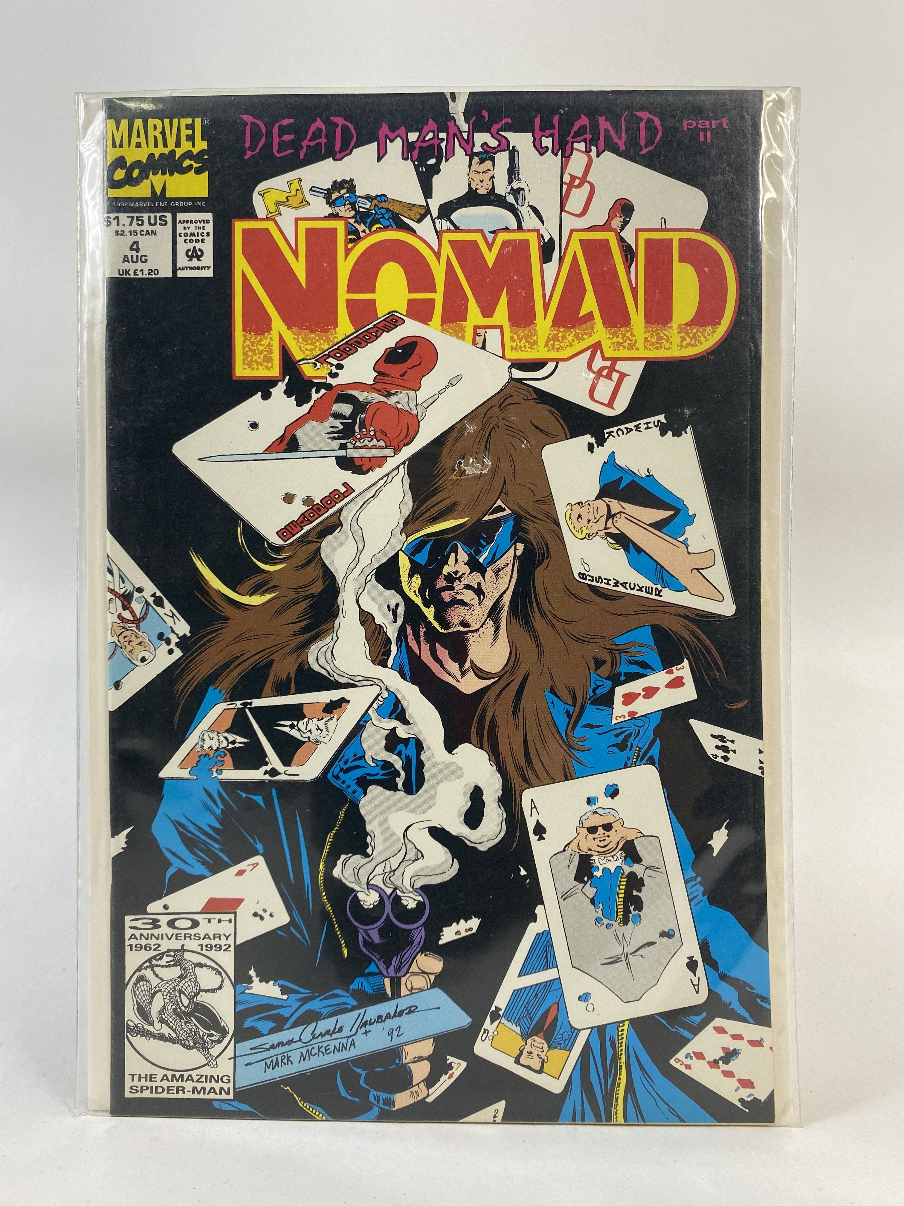 Dead mans hand Nomad 4 Aug Marvel comics