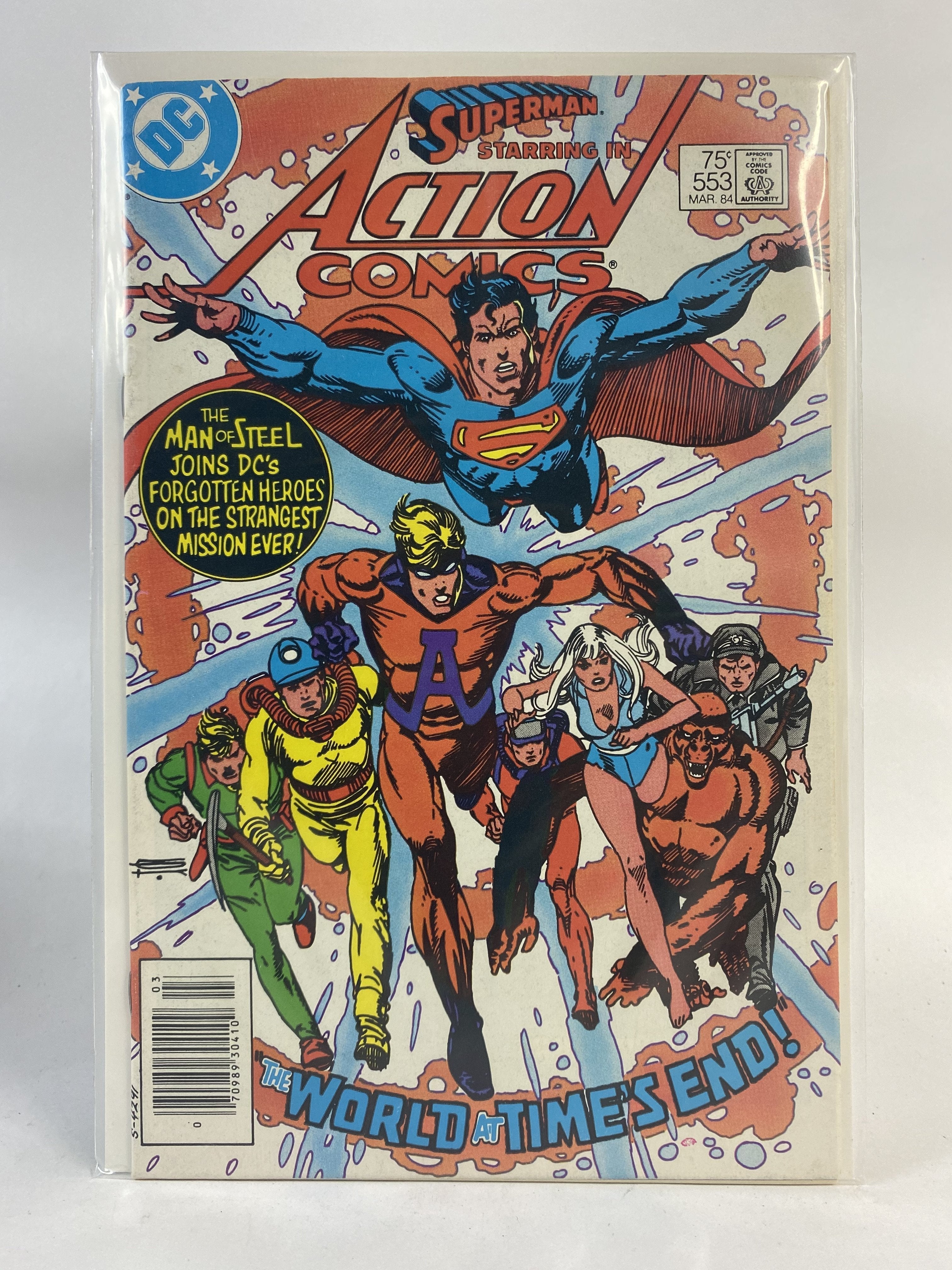 Superman in Action comics The world at time’s end 553 Mar.1984 DC COMICS