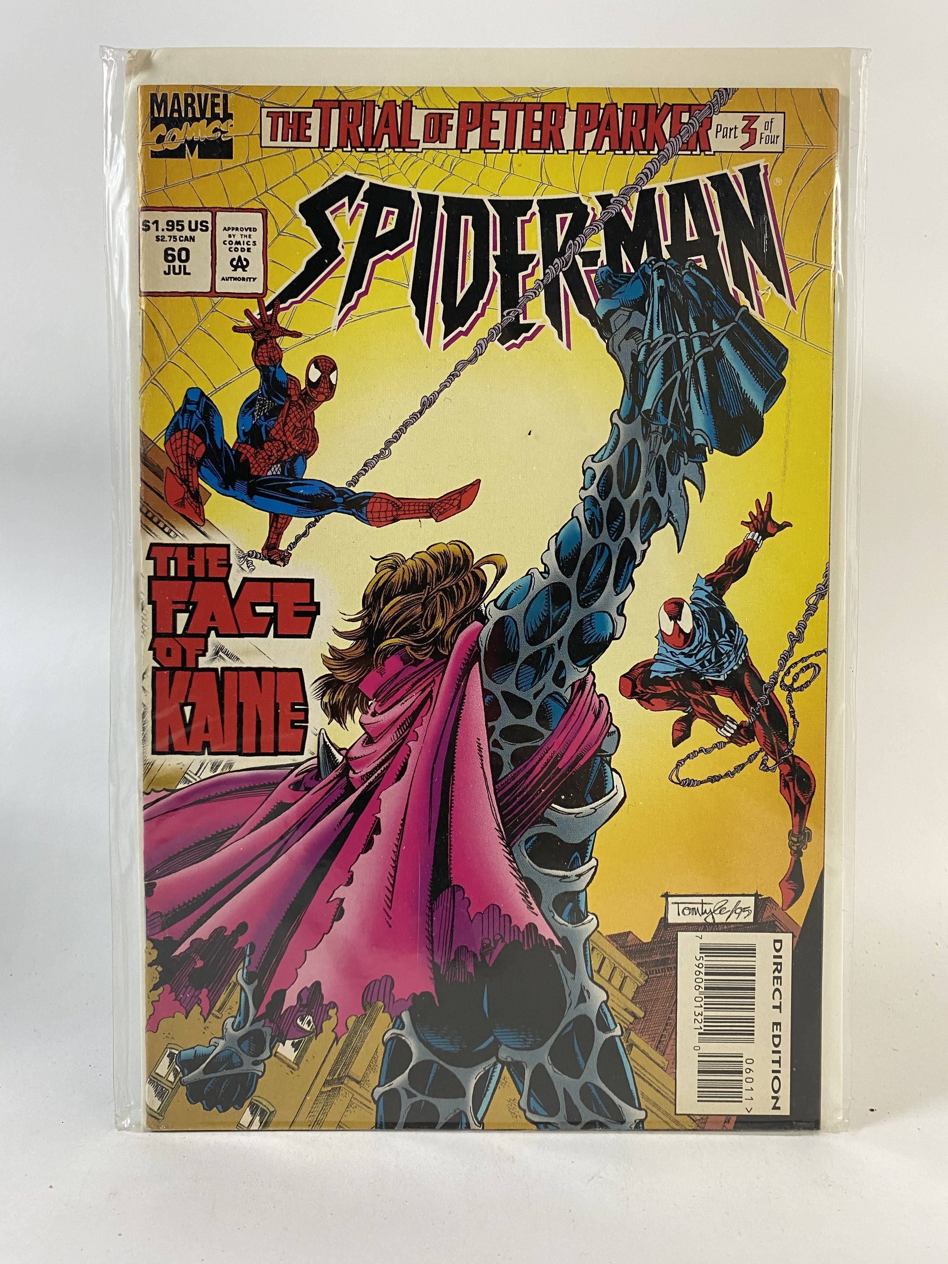 SPIderman The face of Kaine 60 Jul Marvel comics