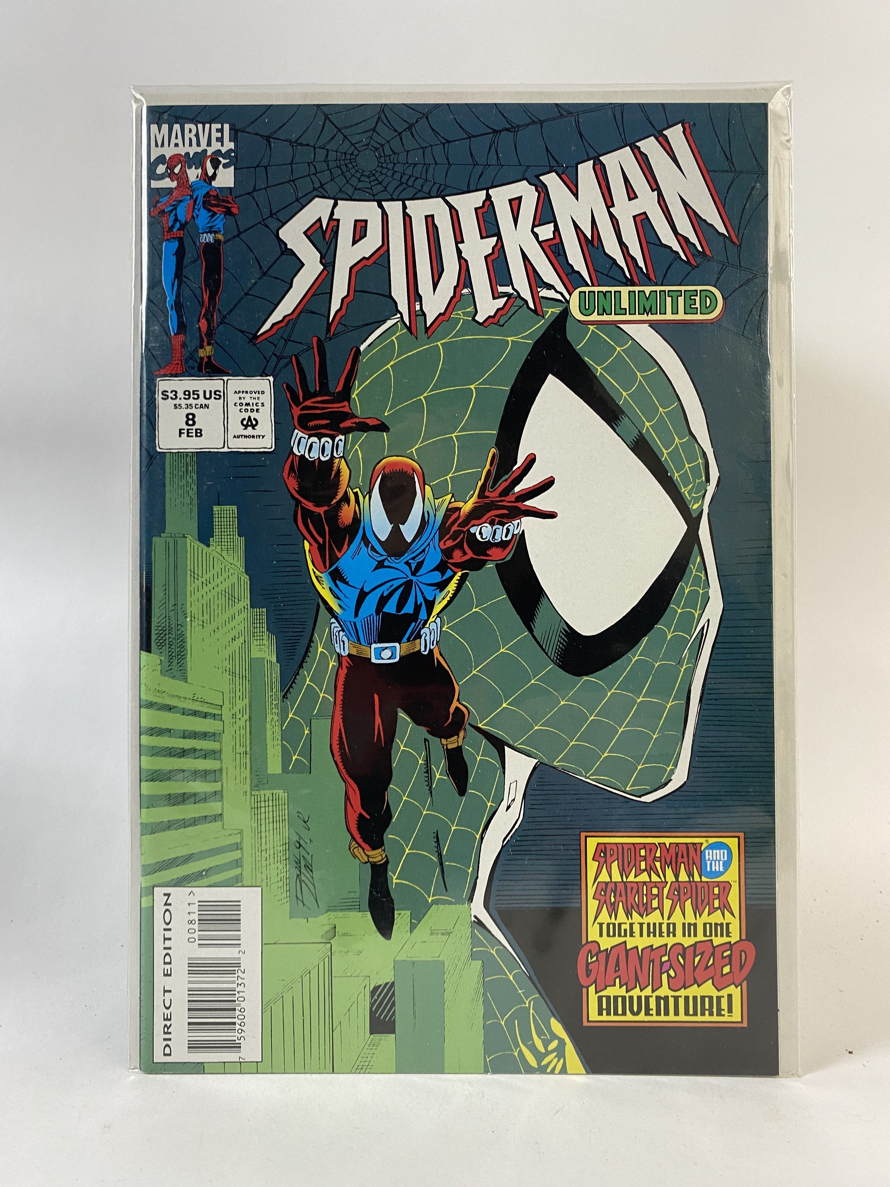 Spiderman unlimited 8 feb marvel comics