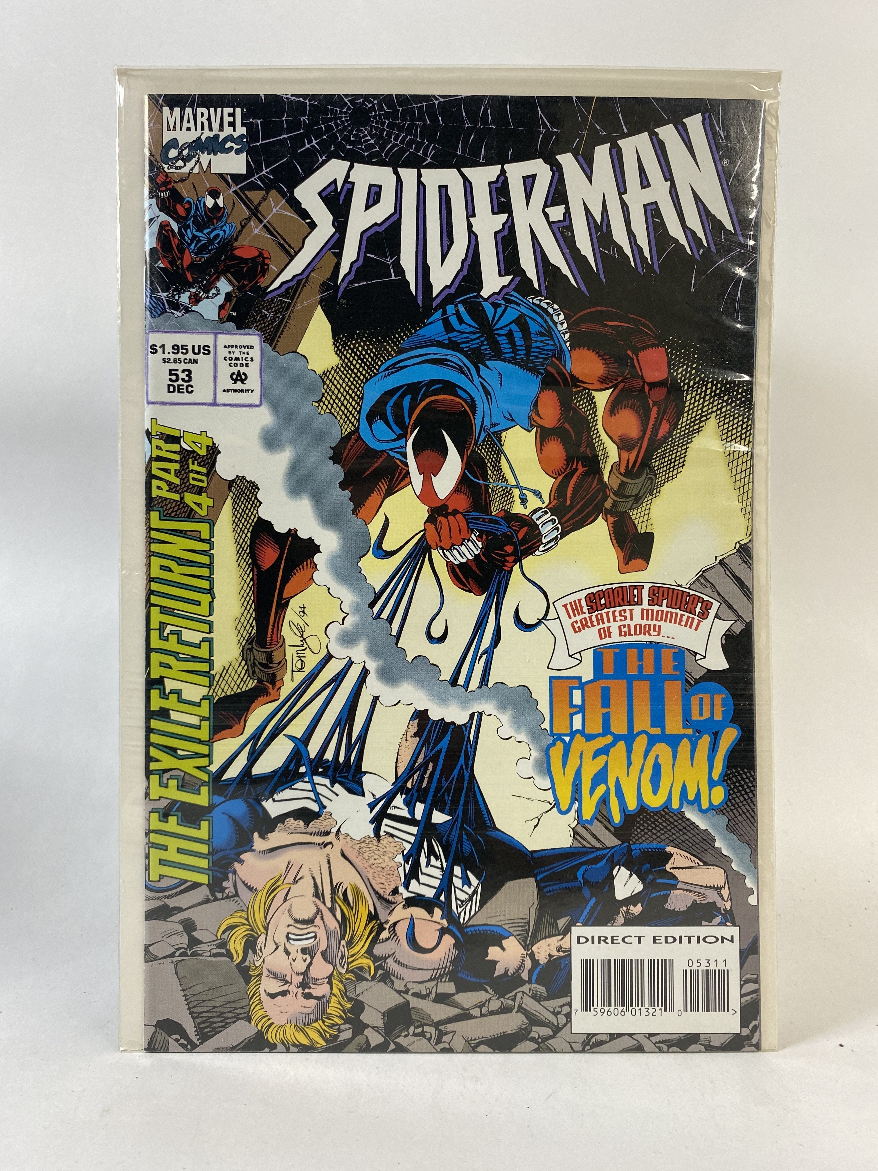 Spiderman The fall of venom 53 Dec Marvel comics