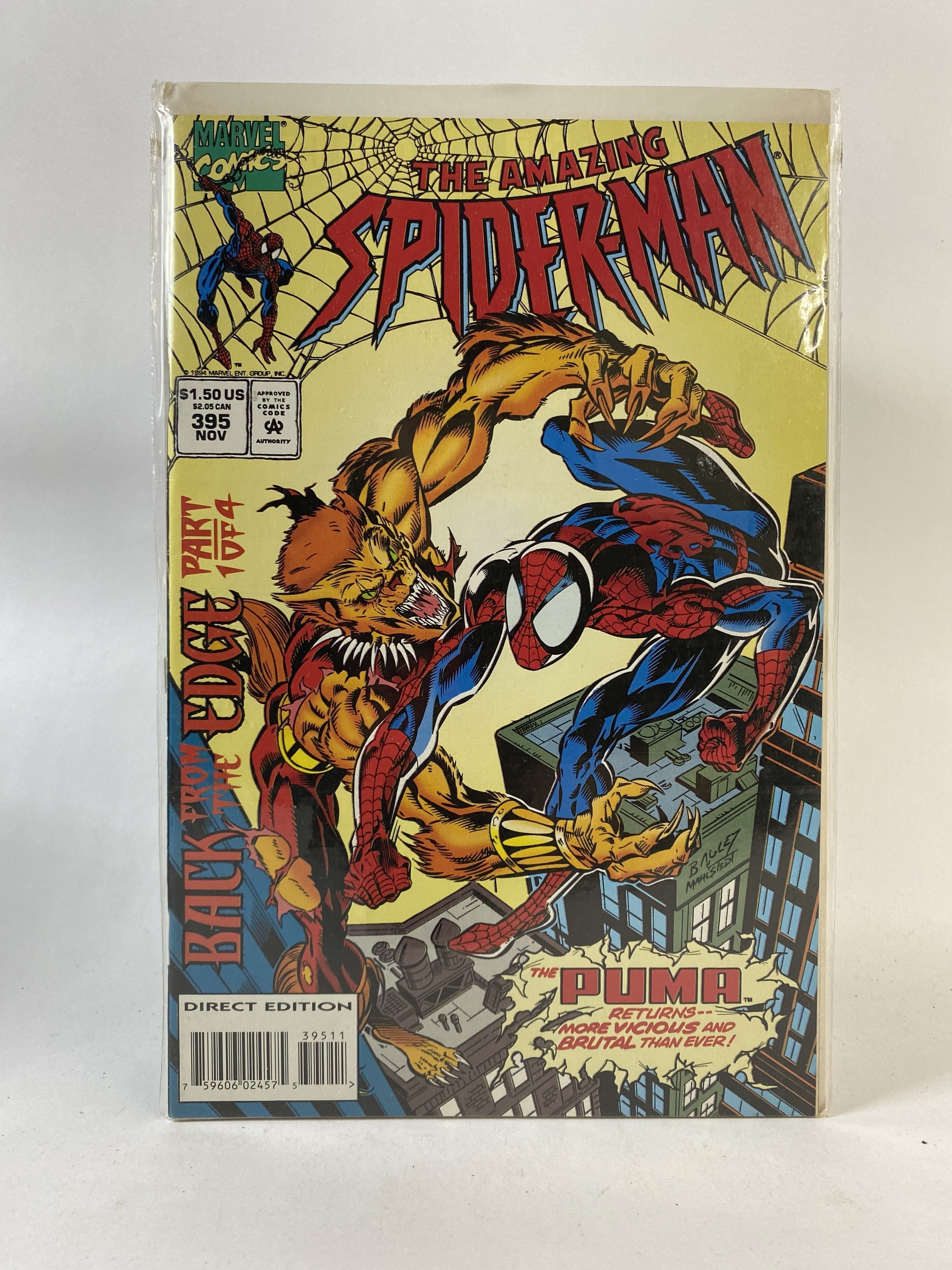 The amazing Spiderman 395 Nov Marvel comics