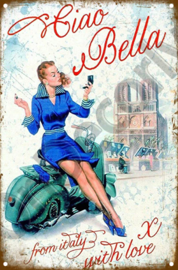 Tin Metal Sign Wall Decorative NEW 2022 0977