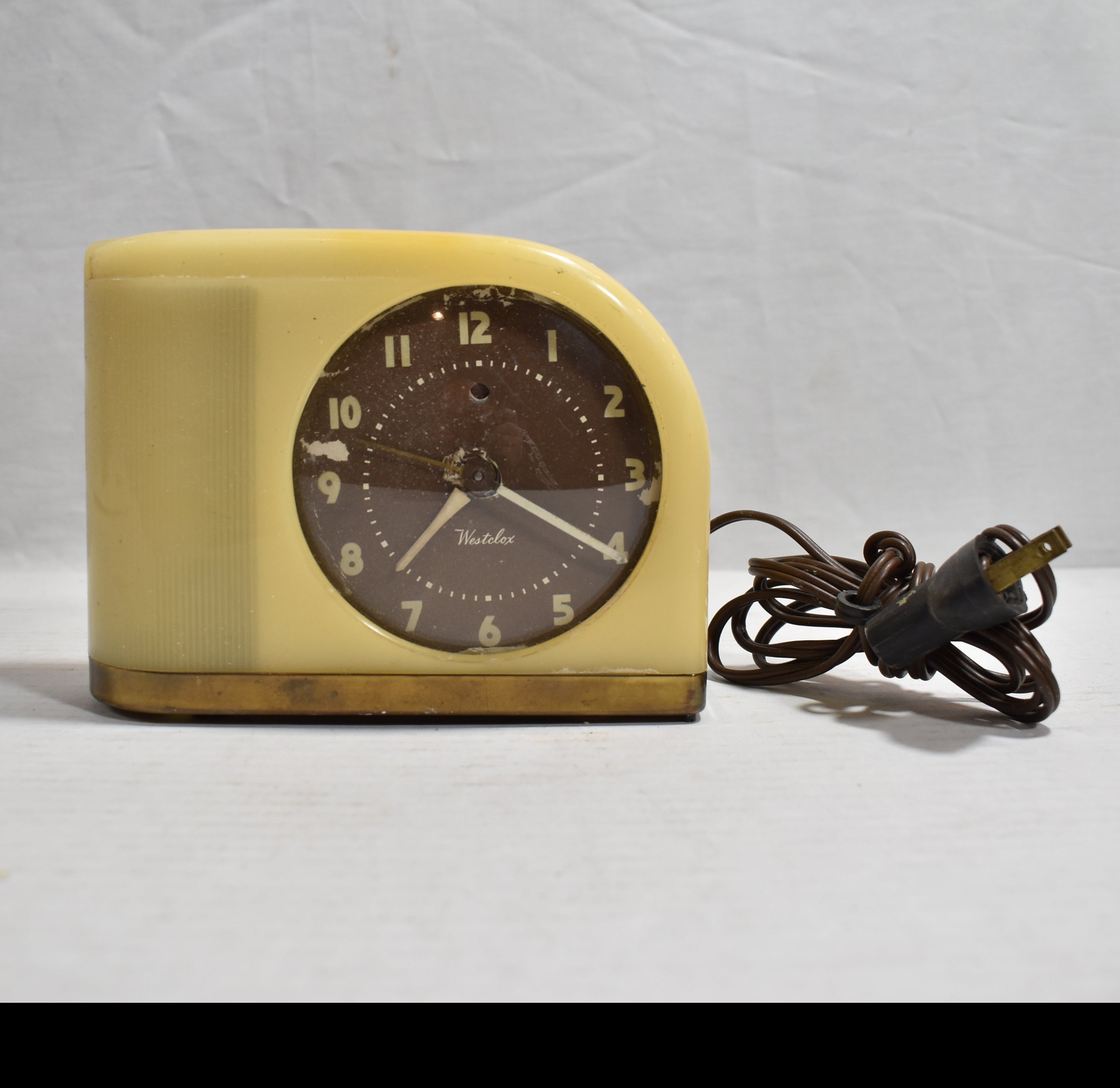 Vintage Alarm Clock Moon Beam S5-j-115 Westelox Clock USED Parts