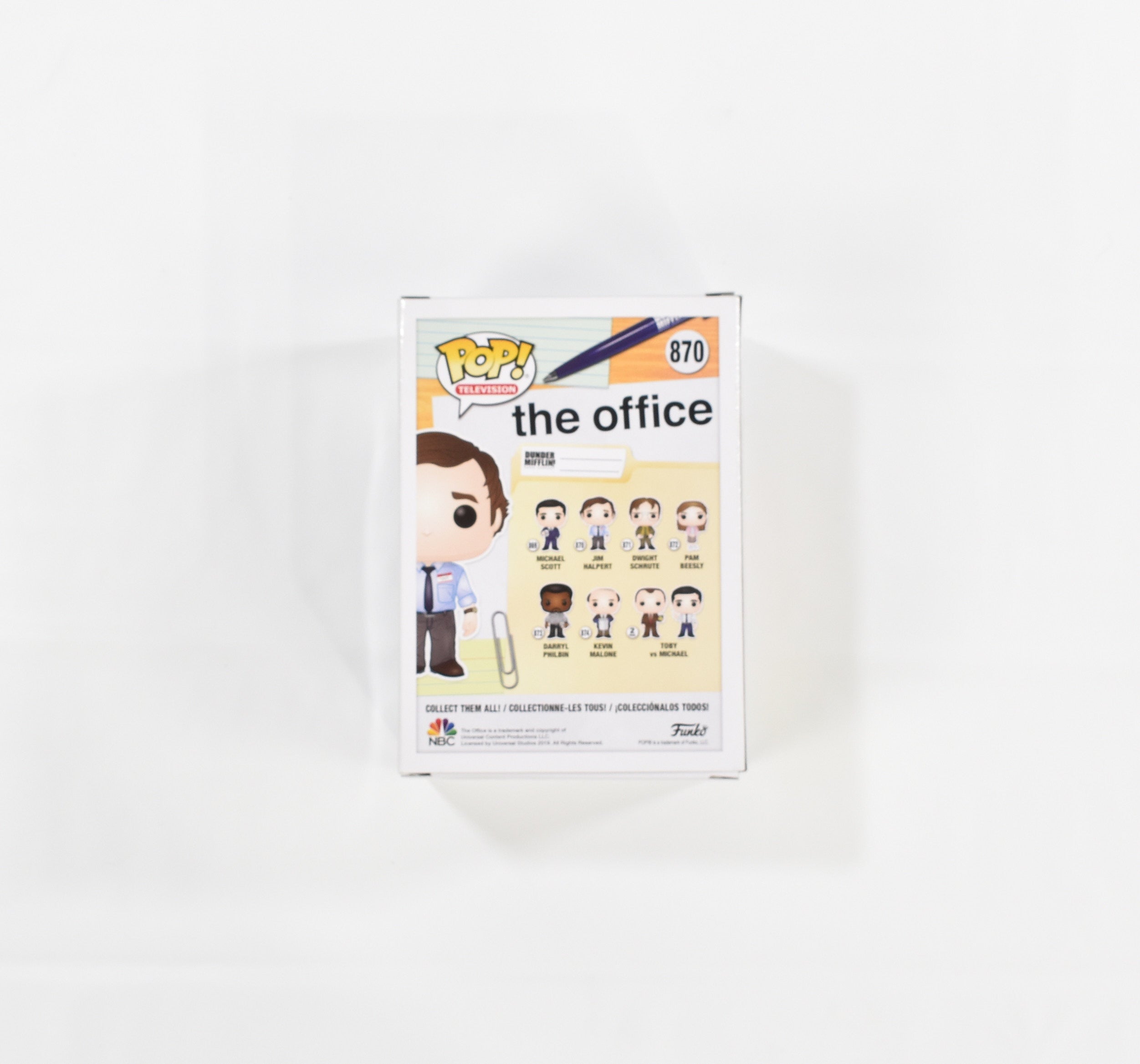 Pop Funko The Office 870 Jim Halpert