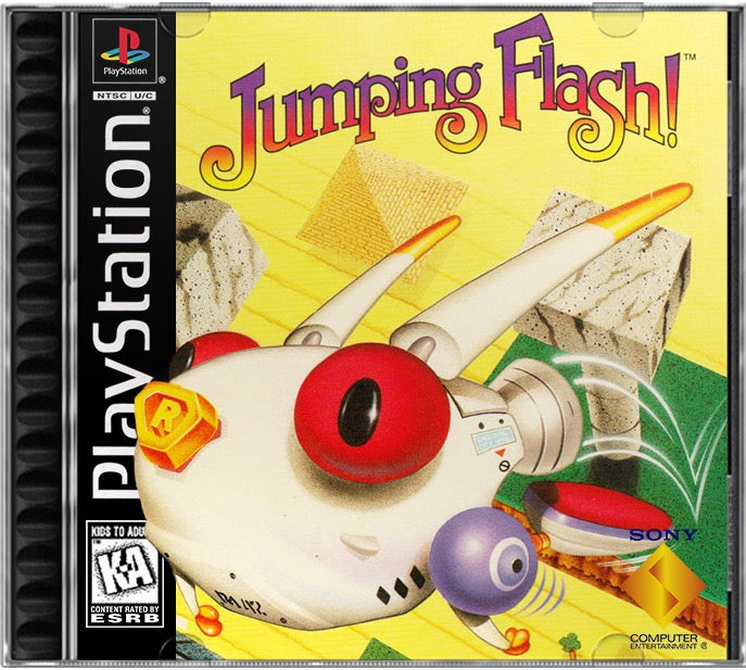 Jumping Flash! PS1 Sony Playstation 1 Used Video Game