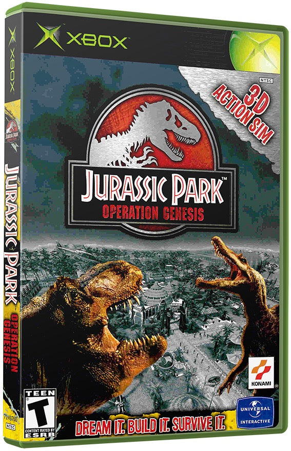 Jurassic Park - Operation Genesis Used Microsoft XBOX Original Video Game