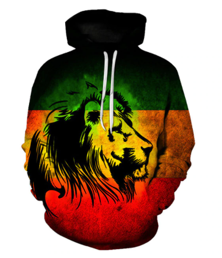 Lion Hoodie Exclusive Flame Art 13