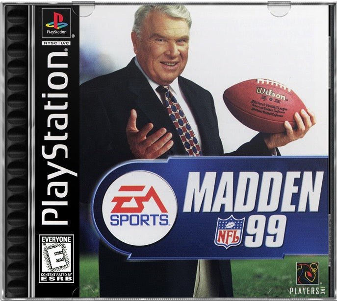 Madden NFL 99 PS1 Sony Playstation 1 Used Video Game