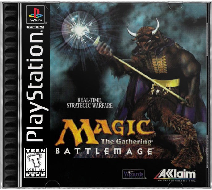 Magic - The Gathering - BattleMage PS1 Sony Playstation 1 Used Video Game