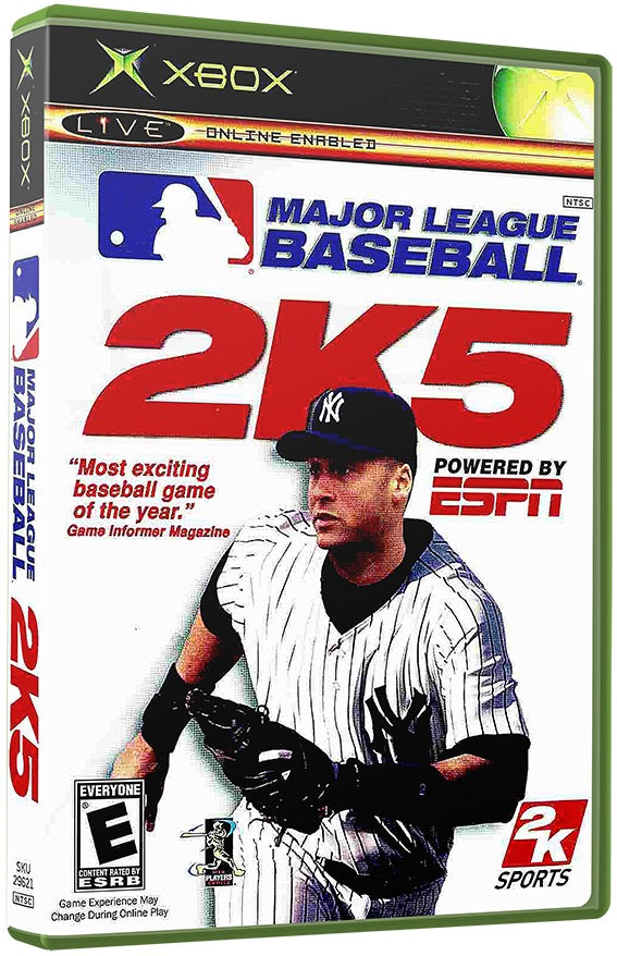 Major League Baseball 2K5 Used Microsoft XBOX Original Video Game