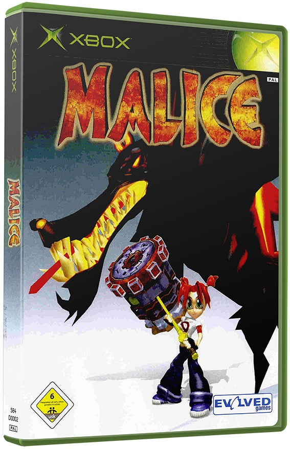 Malice Used Microsoft XBOX Original Video Game