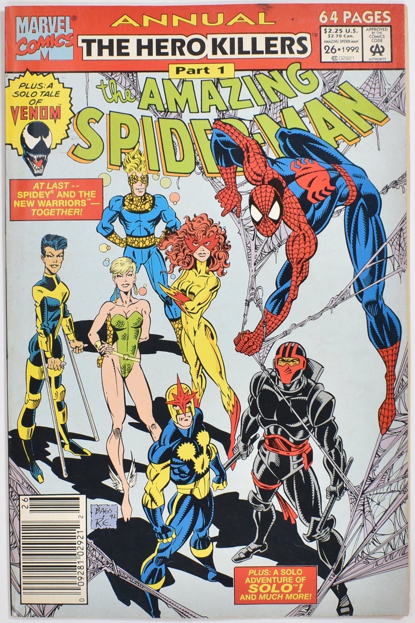 The Amazing Spiderman Part 1 Annual 64 Page The Hero Killer Marvel Comics