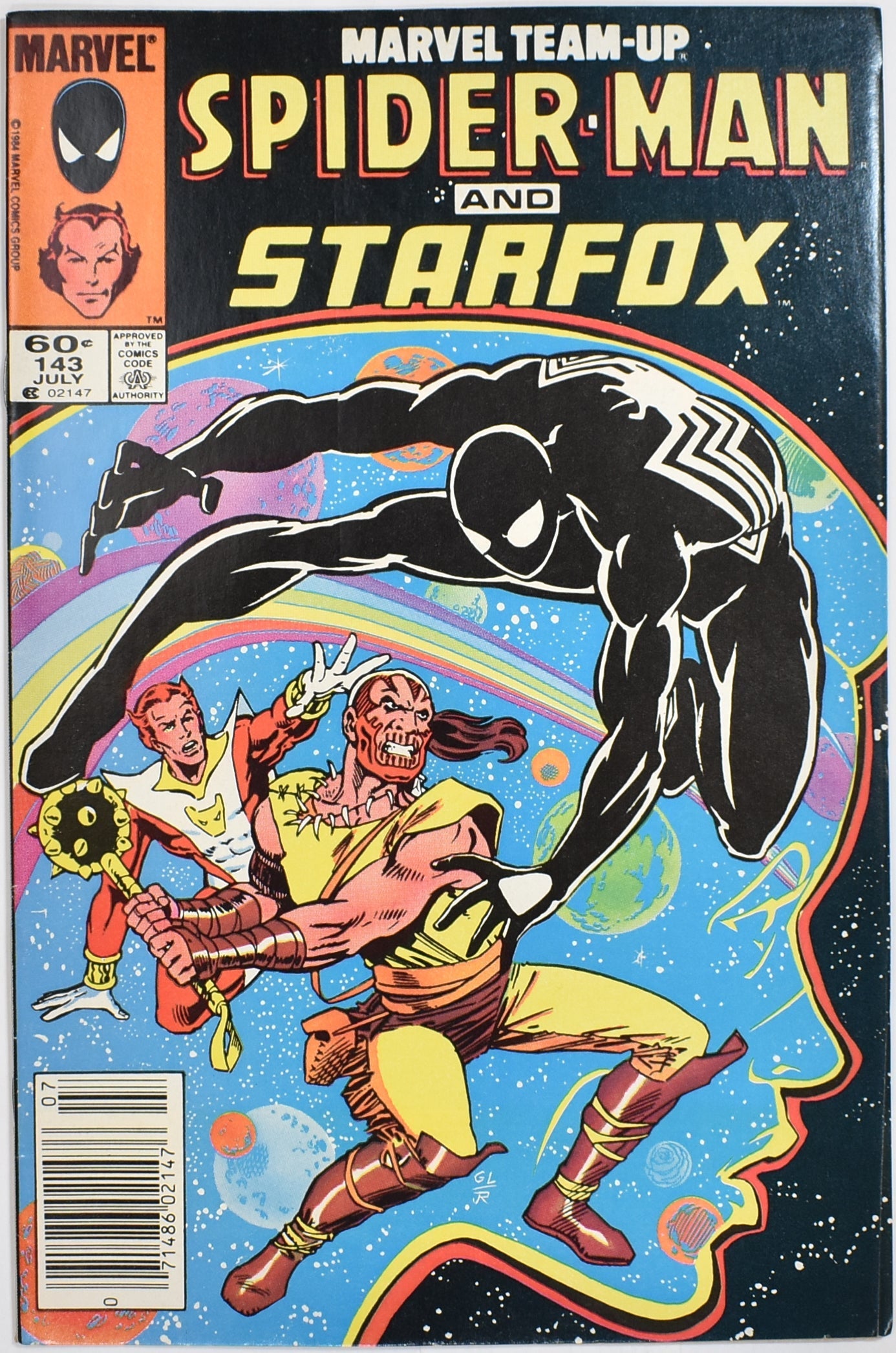 Spider Man and Star Fox Marvel Team Up 143 Marvel Comic Books