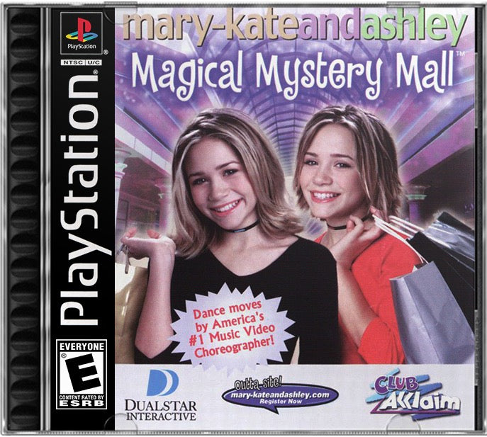 Mary-Kate and Ashley - Magical Mystery Mall PS1 Sony Playstation 1 Used Video Game