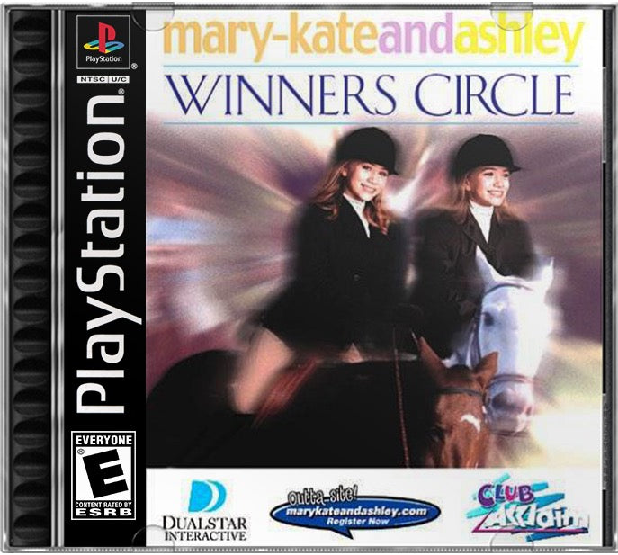 Mary-Kate and Ashley - Winners Circle PS1 Sony Playstation 1 Used Video Game