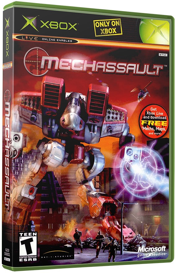 MechAssault Used Microsoft XBOX Original Video Game