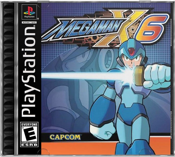 Mega Man X6 PS1 Sony Playstation 1 Used Video Game