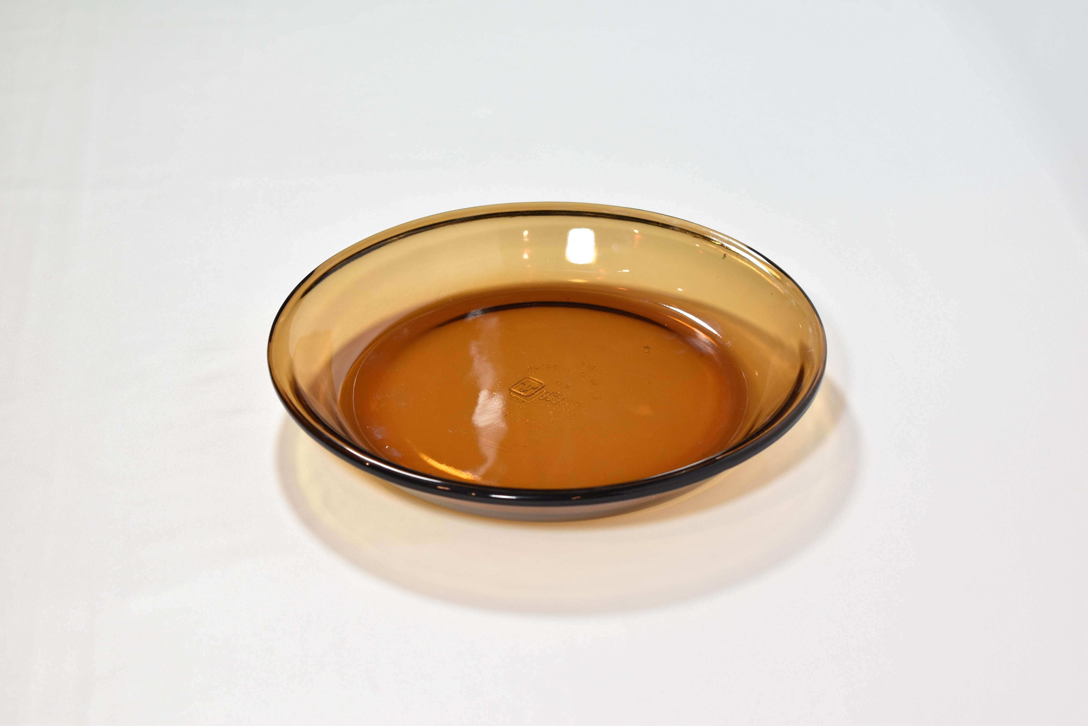 Achor Hocking Brown Glass Cooking Bowl 460 9 Inch - 75. QT