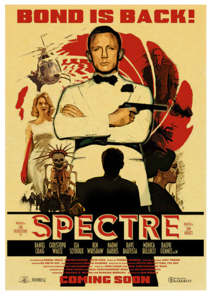 Movie film poster print 16 x 14in -139