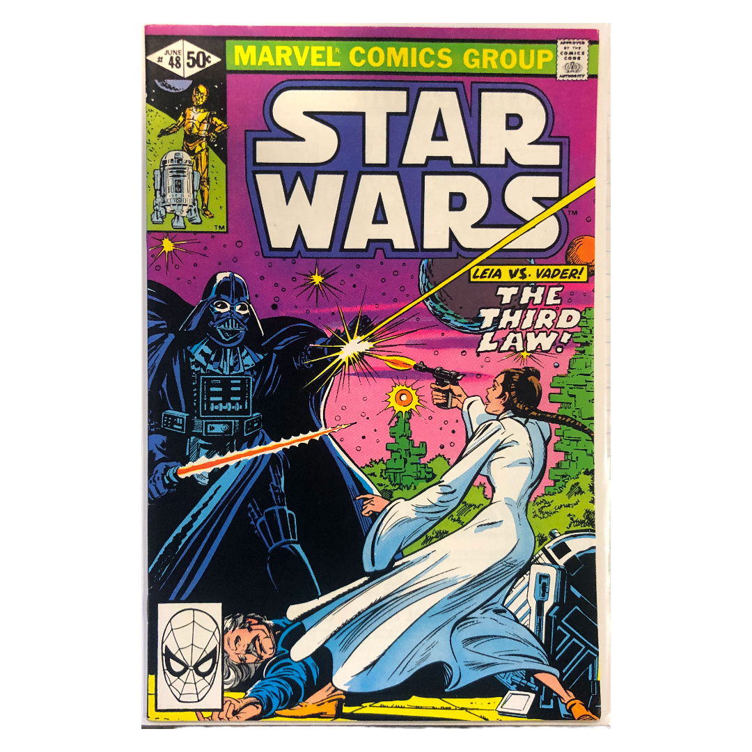 Star Wars Comic Book 48 Leia Vs Vader Marvel Comics 9.0
