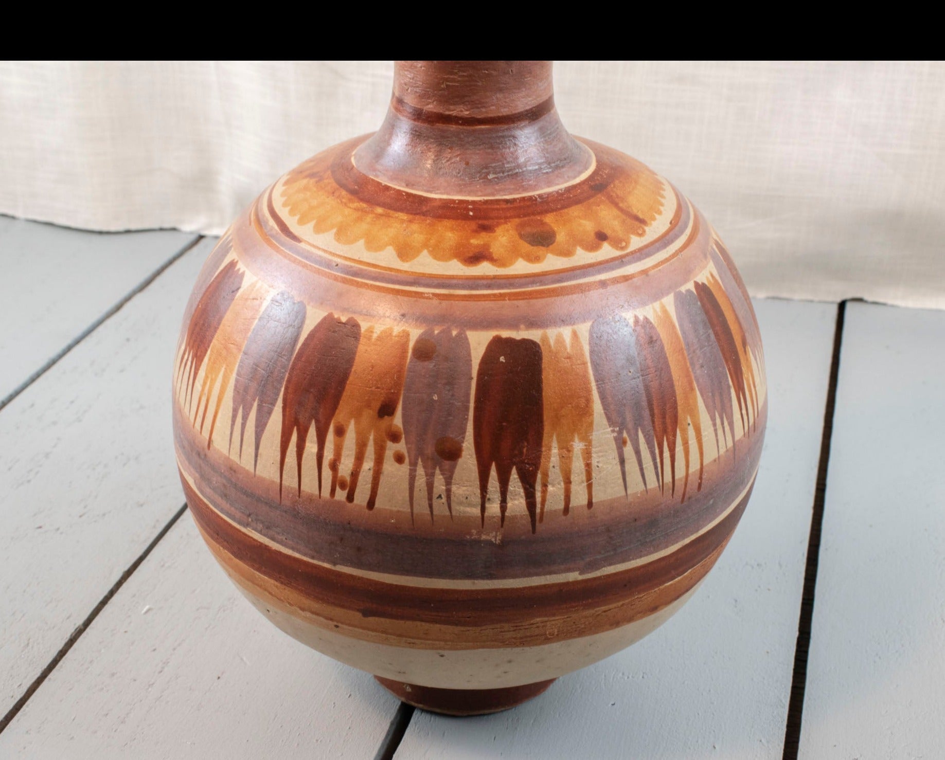 Native American Pottery Vintage Hand Made USED