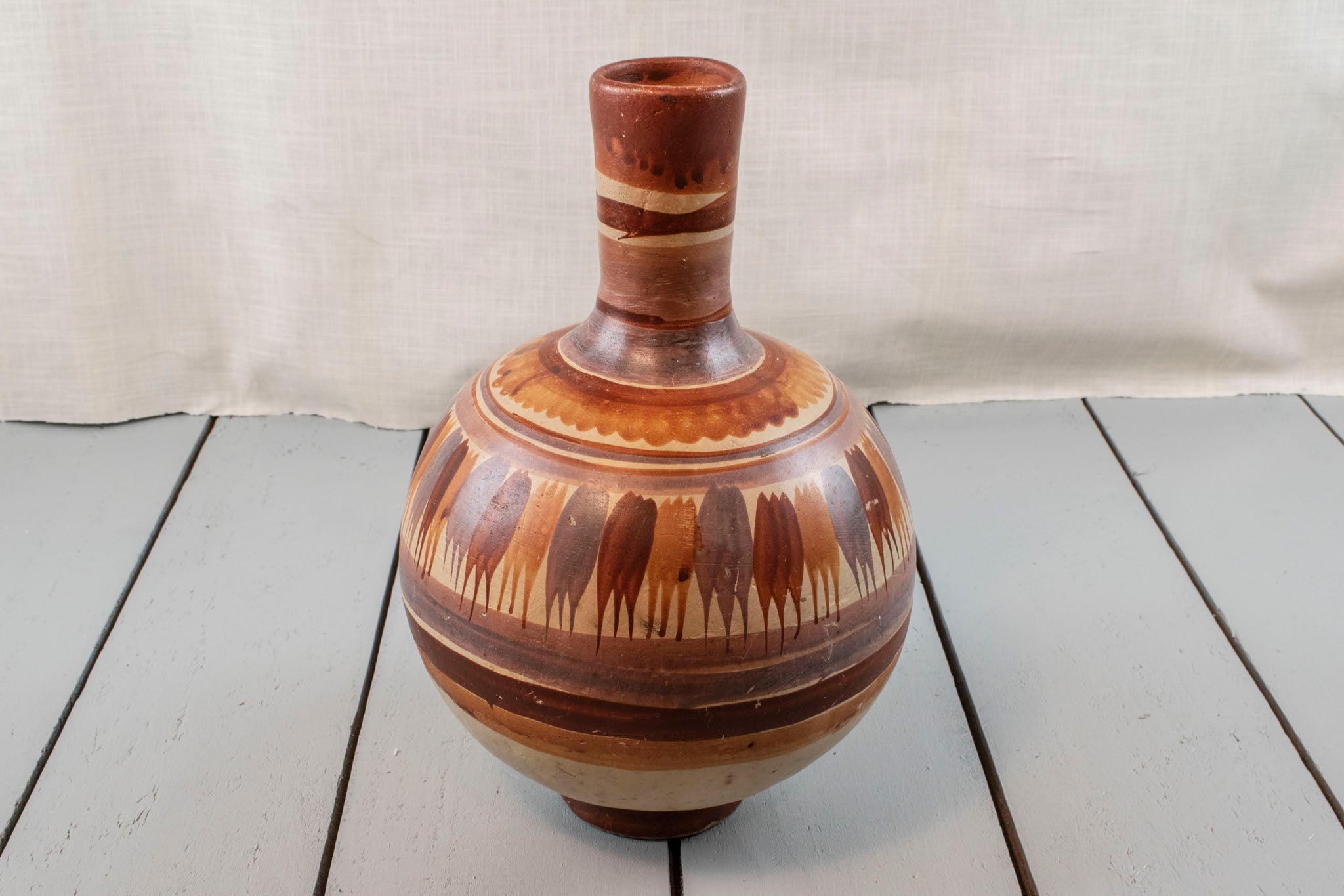 Native American Pottery Vintage Hand Made USED