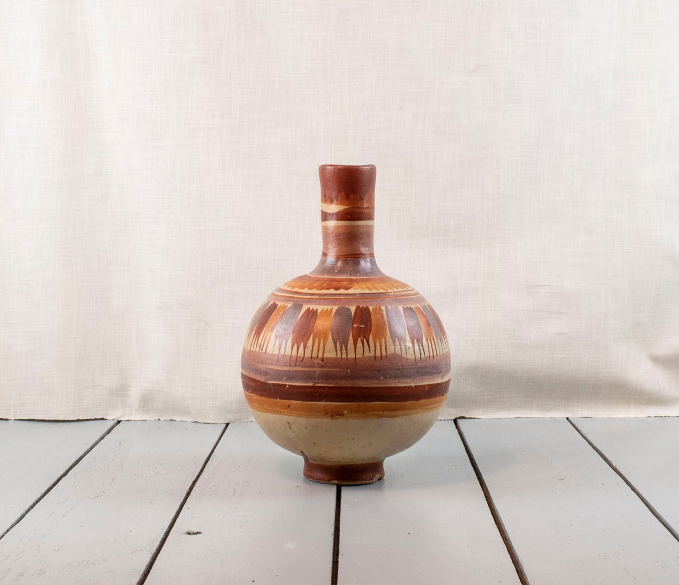 Native American Pottery Vintage Hand Made USED