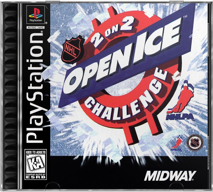 NHL Open Ice - 2 on 2 Challenge PS1 Sony Playstation 1 Used Video Game