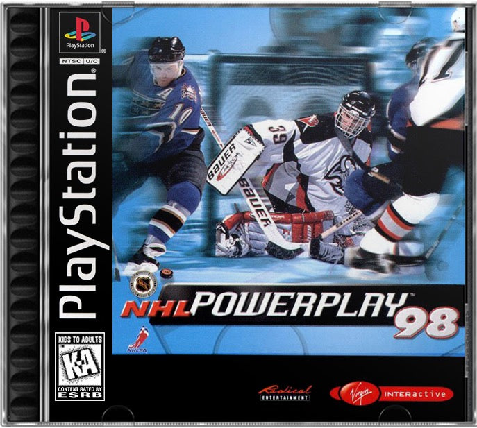 NHL Powerplay 98 PS1 Sony Playstation 1 Used Video Game